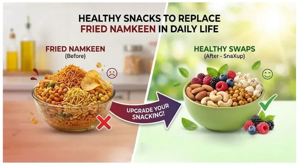 Healthy Snacks to Replace Fried Namkeen in Daily Life