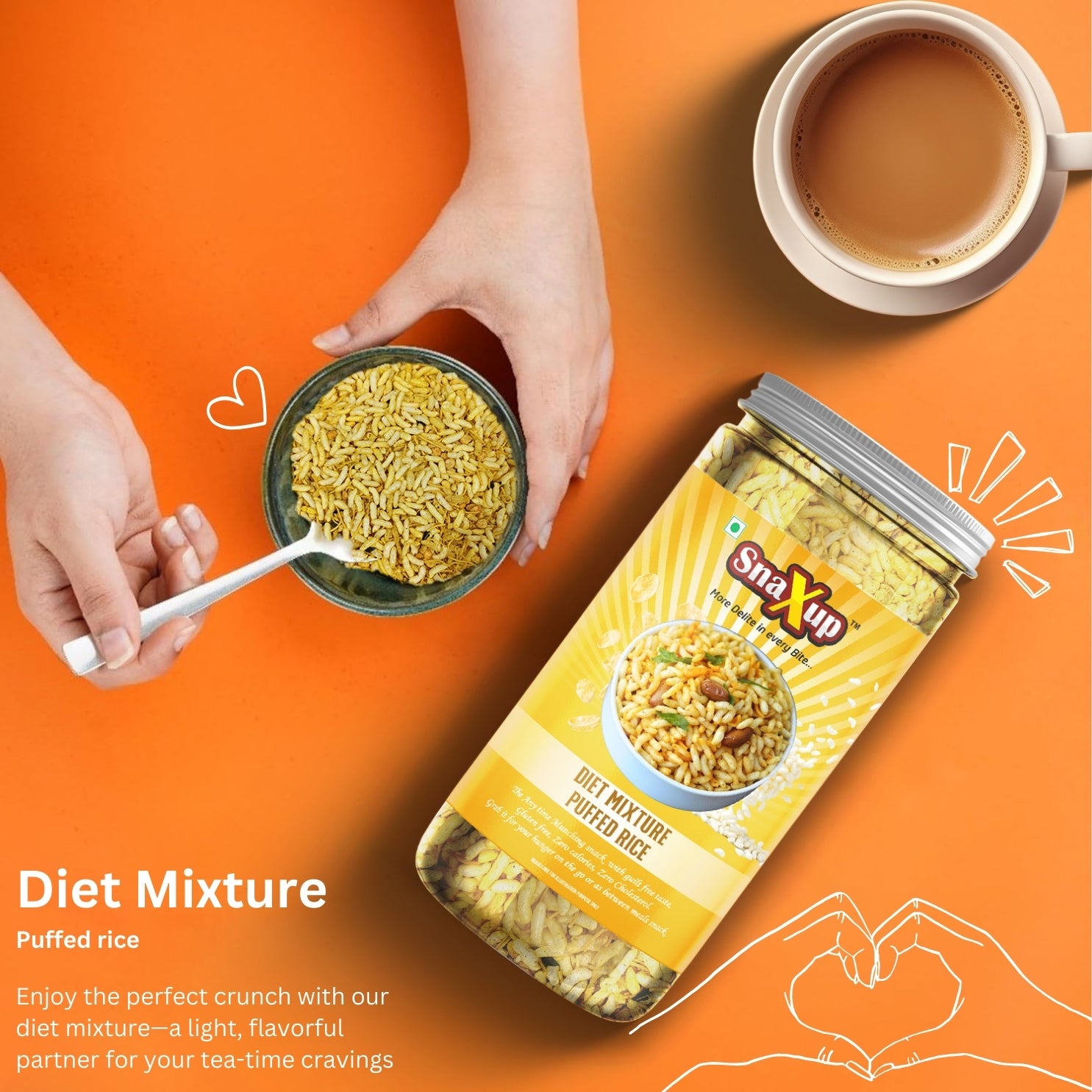 Diet Mixture Puffed Rice