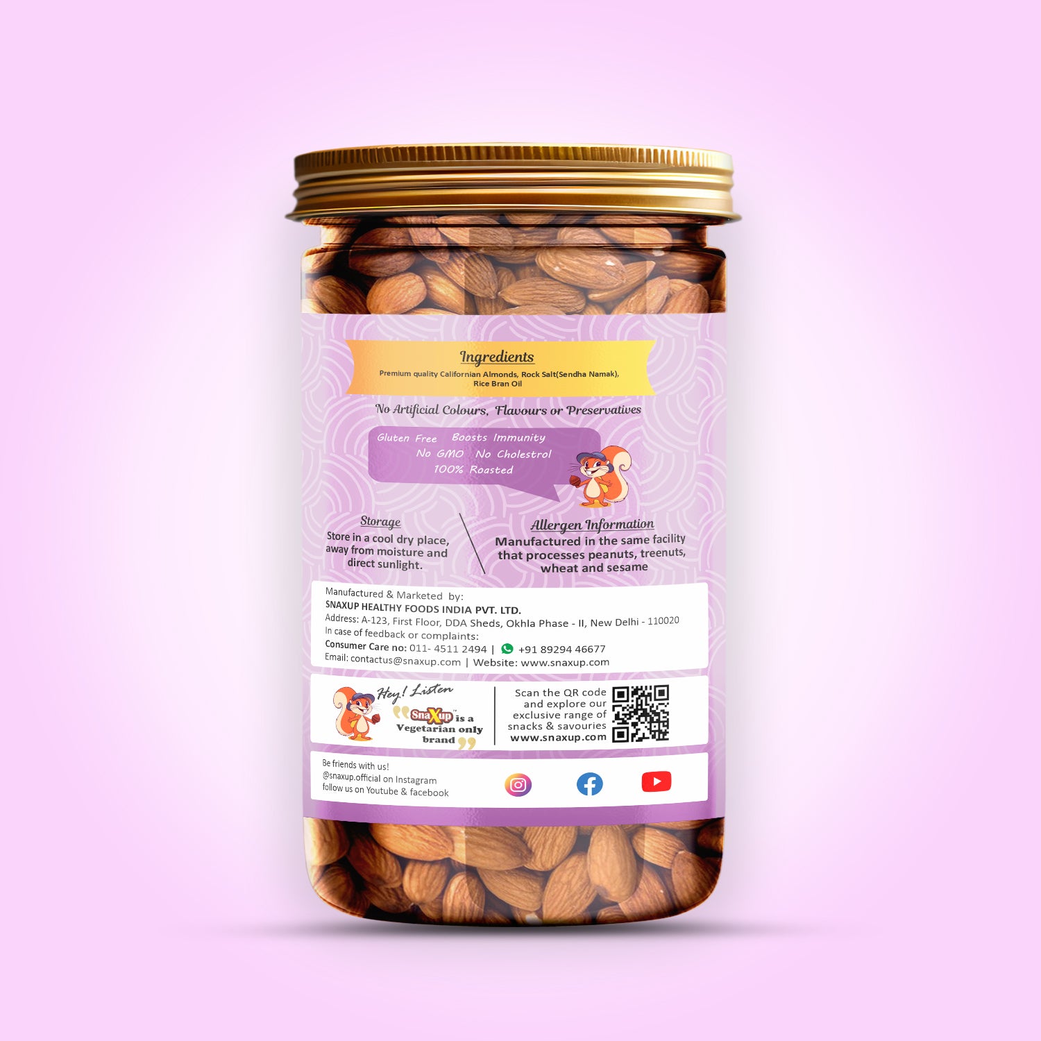 Roasted Californian Almonds 500 g