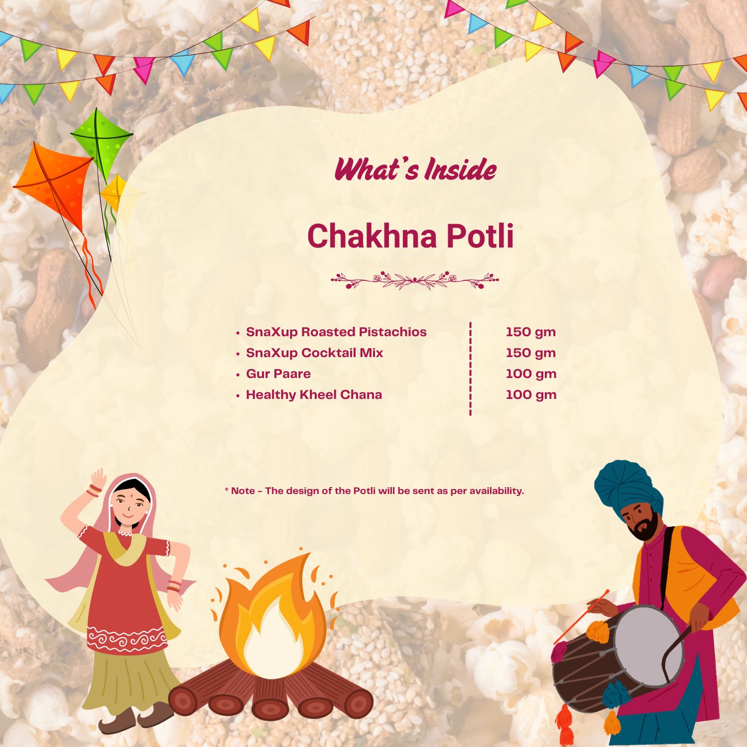 Happy Lohri Chakhna Potli