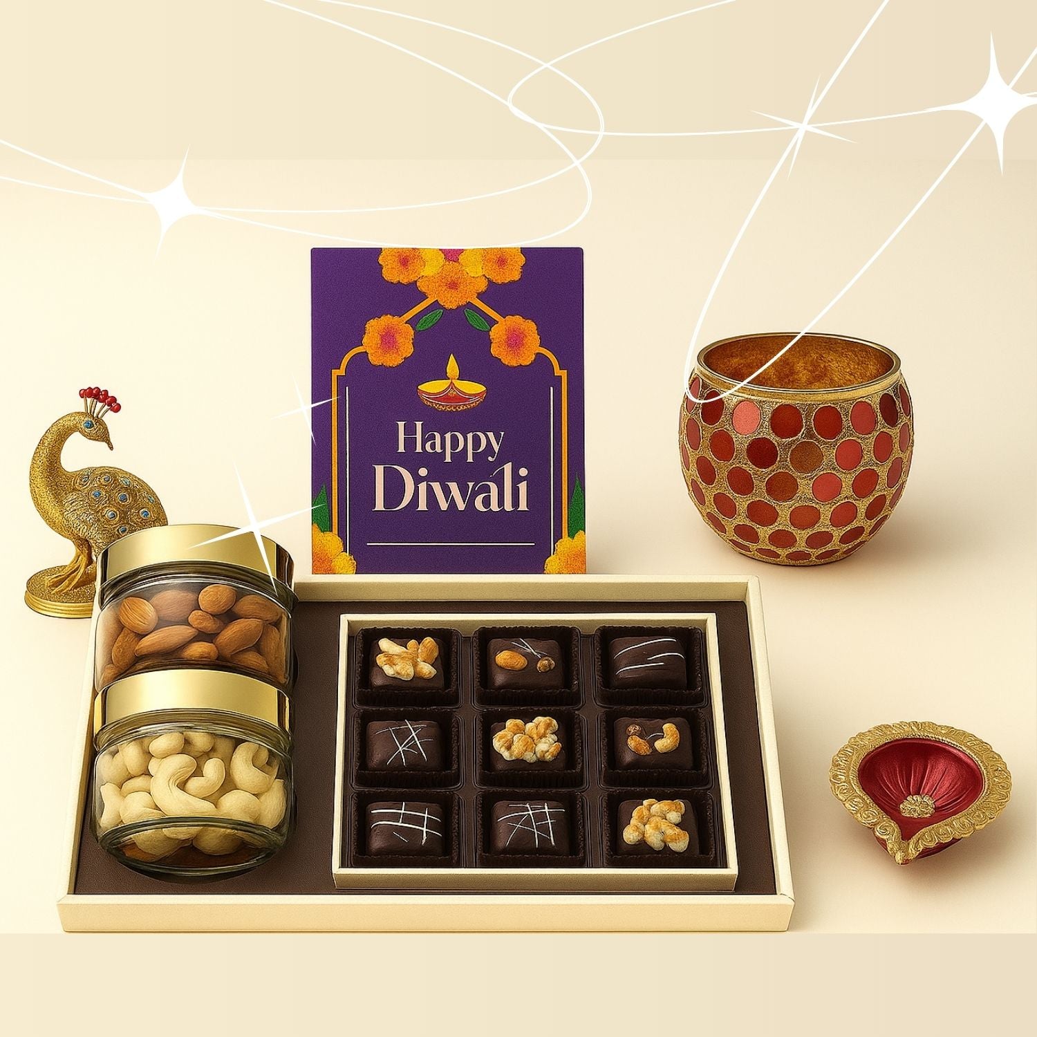Luxury Diwali Gift Box - Meetha Namkeen Uphaar