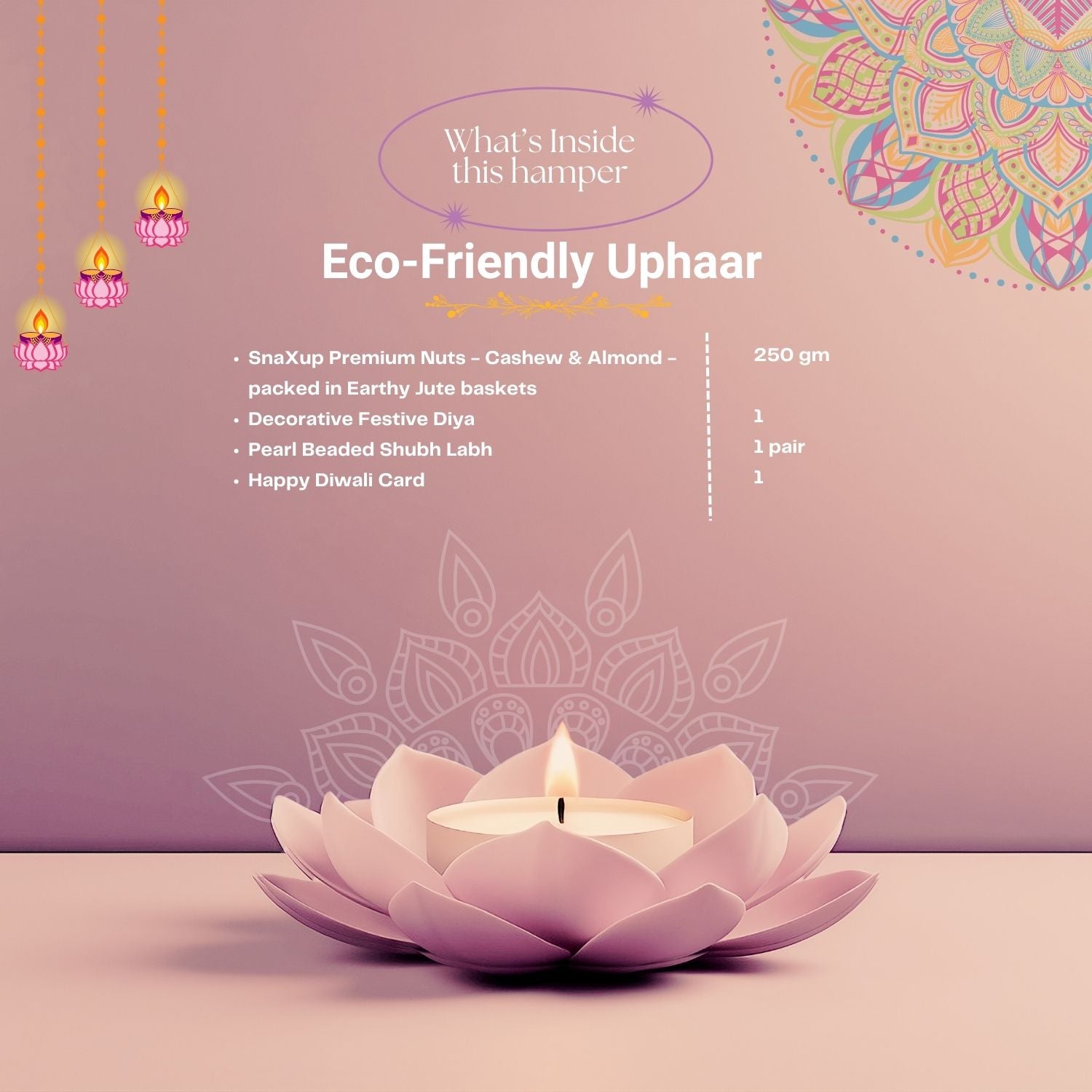 Luxury Diwali Gift Box - Eco-Friendly Uphaar
