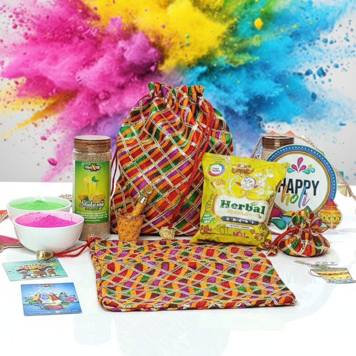 Holi Hamper Color ki Potli
