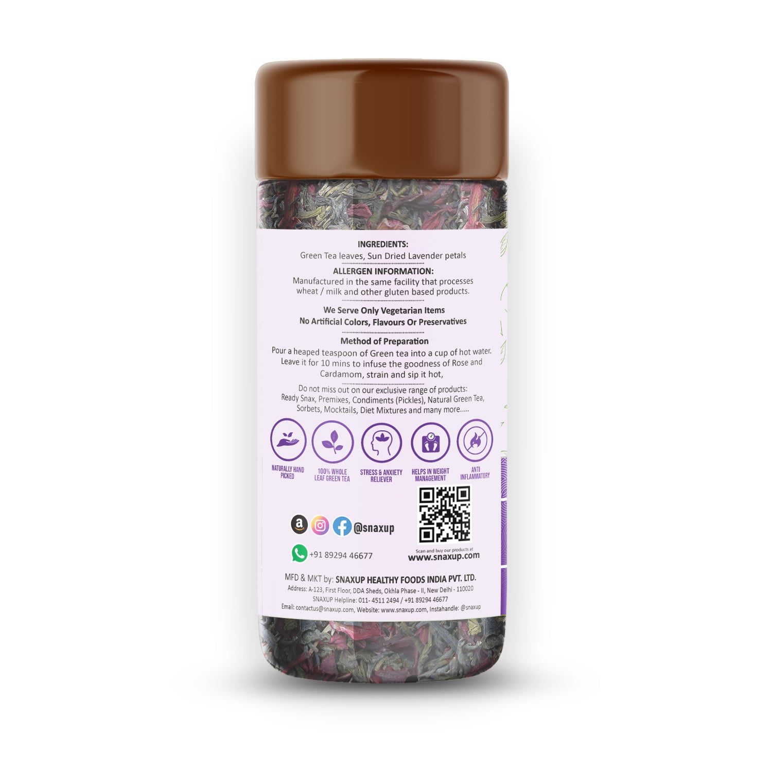 Green Tea With Lavender Tea 100 g