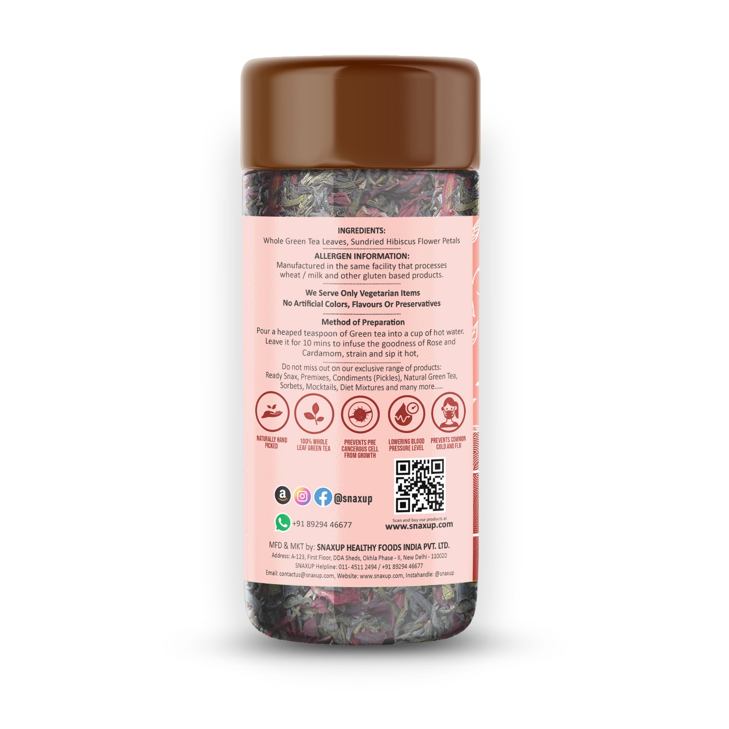 Green Tea With Hibiscus Tea 100 g