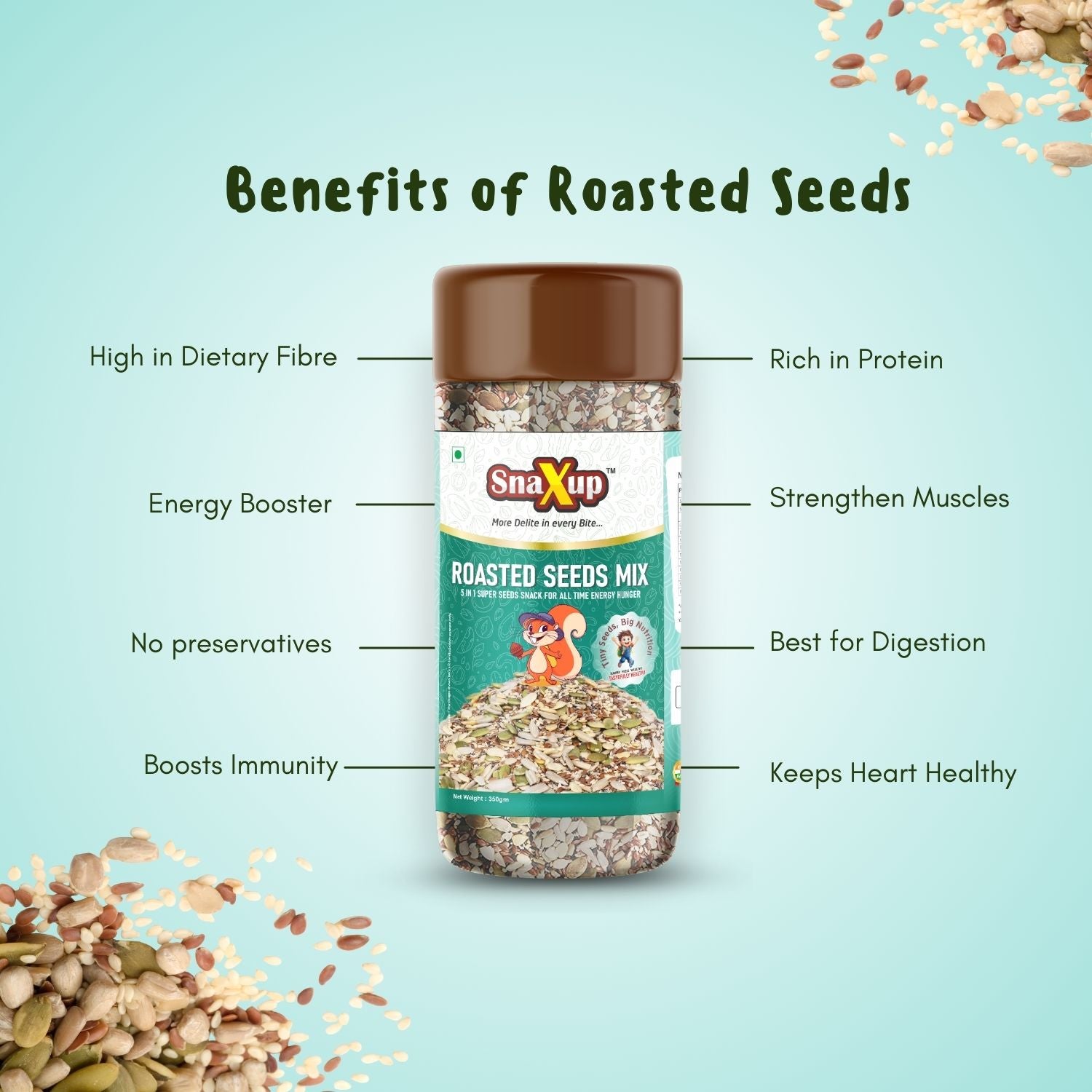 Roasted Seeds Mix 350 g