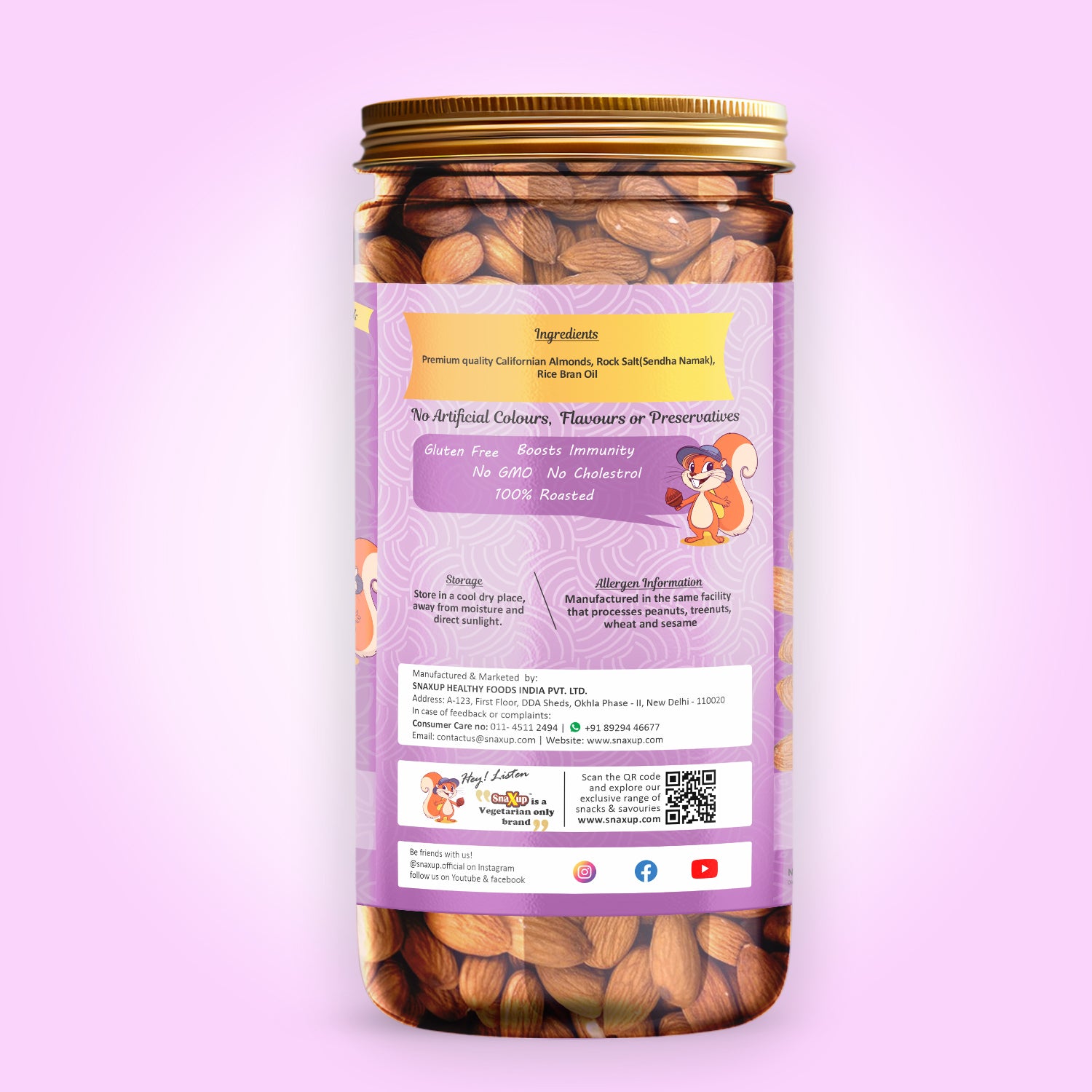 Roasted Californian Almonds 600 g