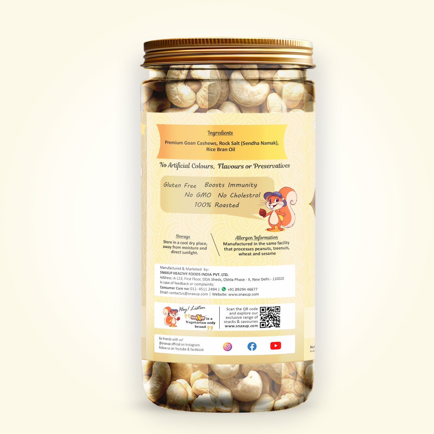 Classic Salted Cashews - Roasted