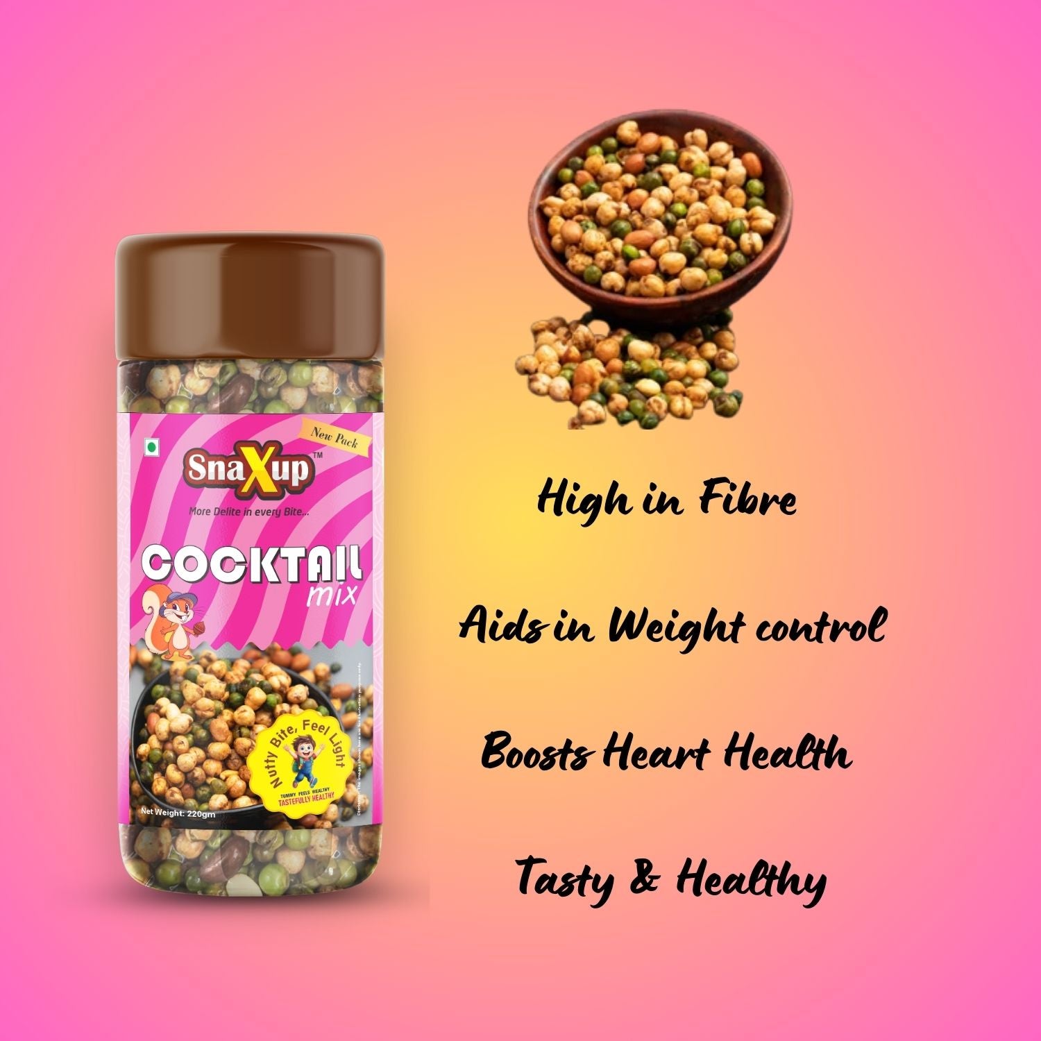 Cocktail Mix Namkeen Snacks 220 g