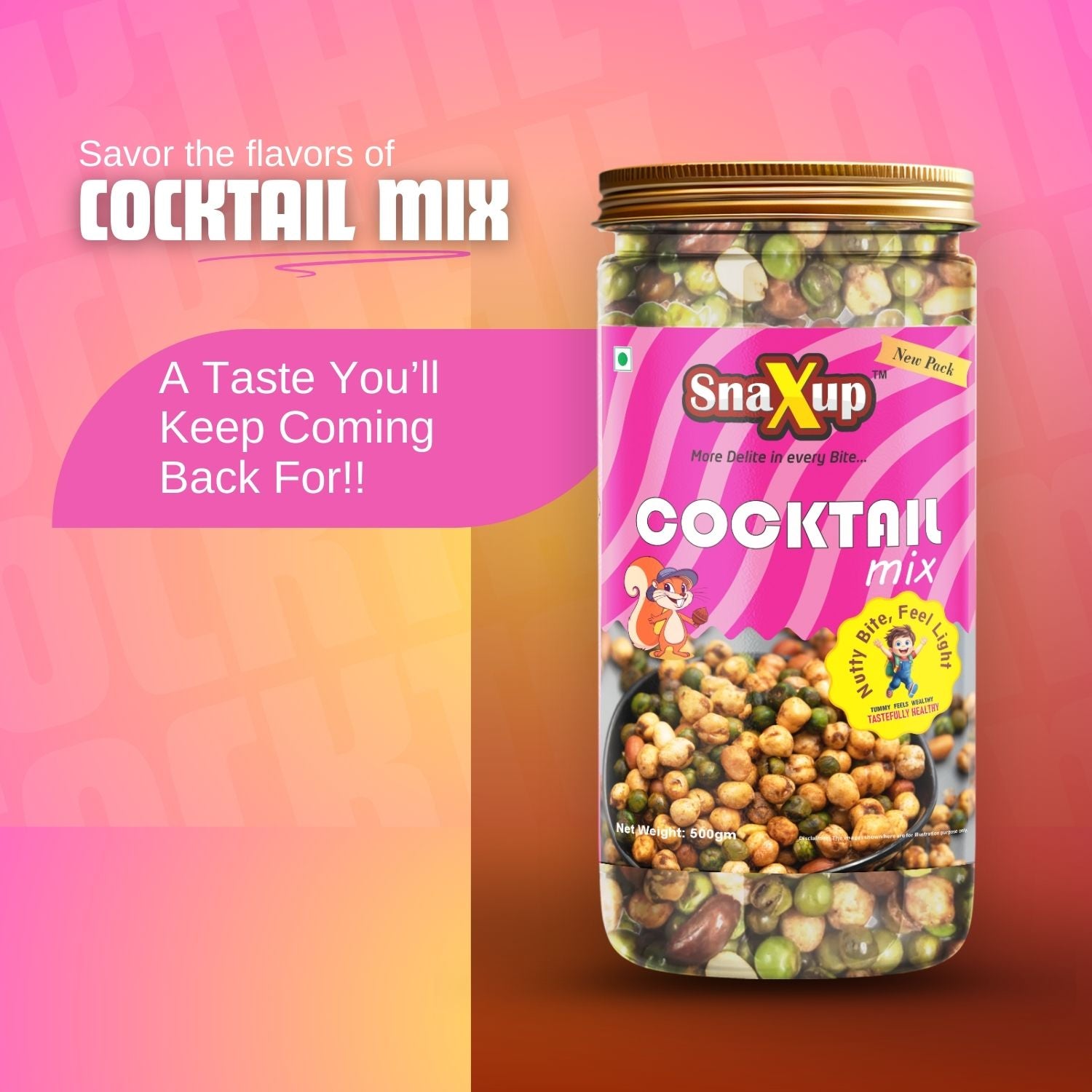 Cocktail Mix Namkeen Snacks 500 g
