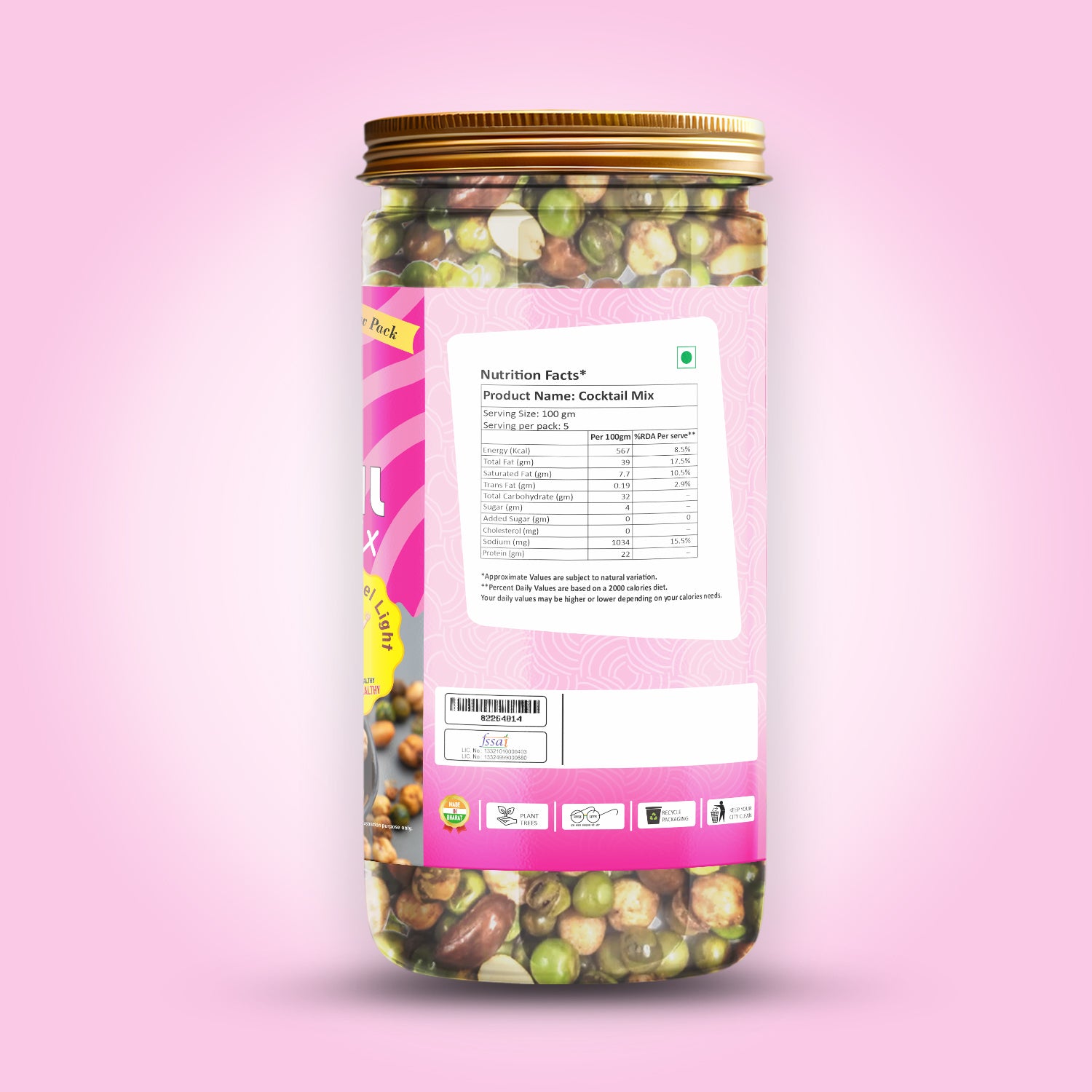 Cocktail Mix Namkeen Snacks 500 g