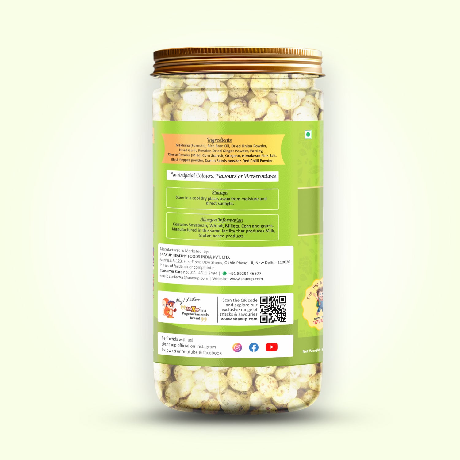 Mast Makhana Cream & Onion 90 g