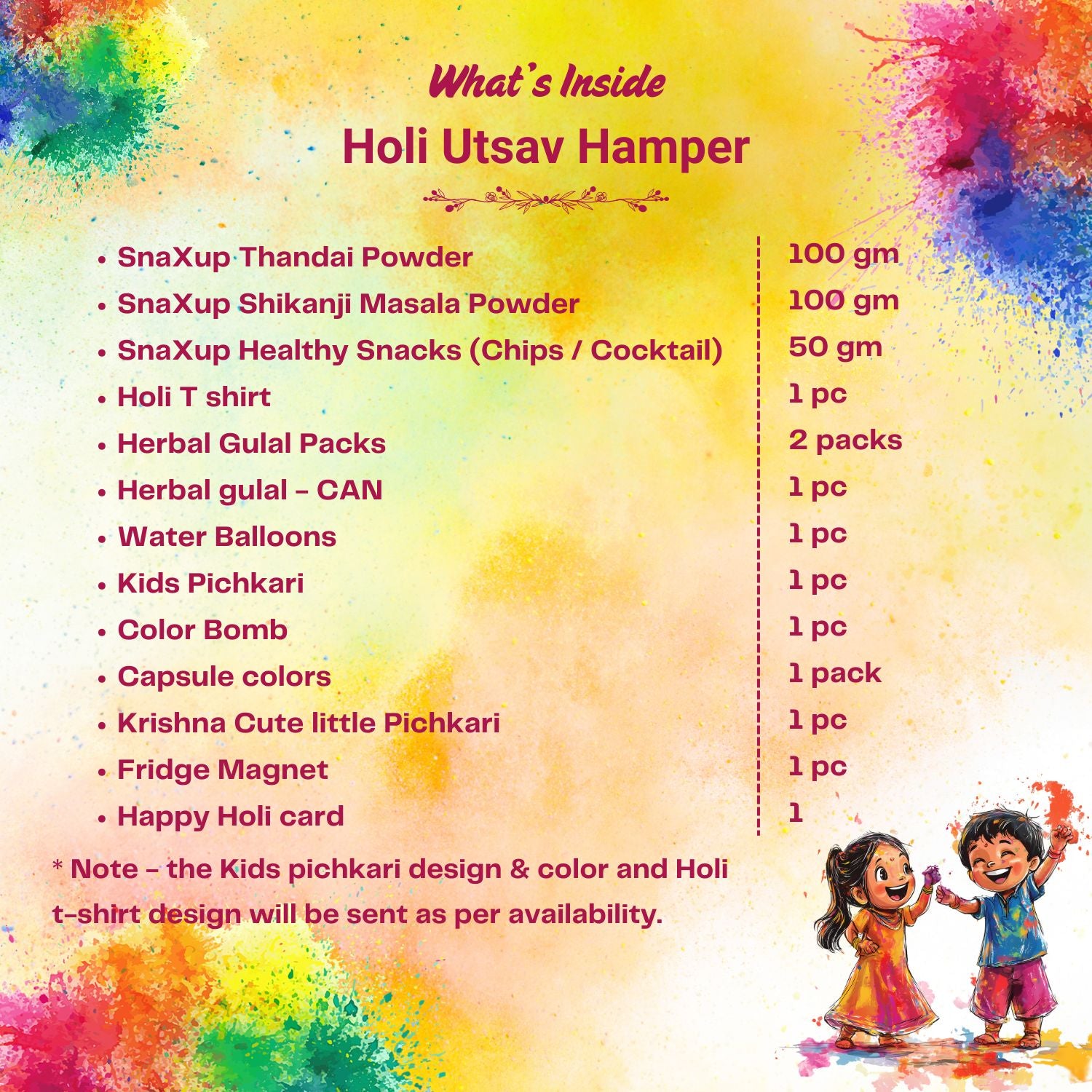 Holi Utsav Hamper