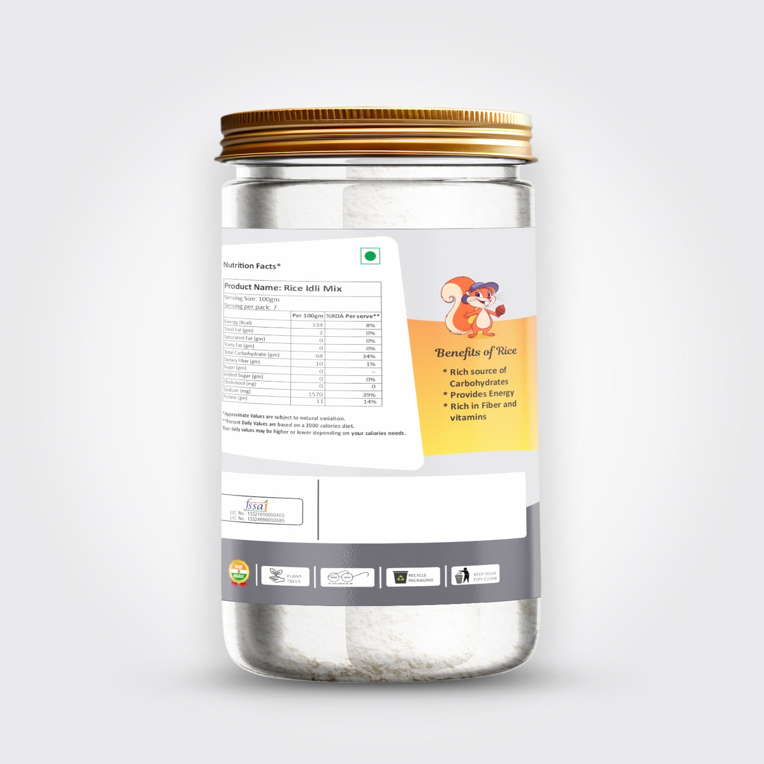 Rice Idli Mix 650 g