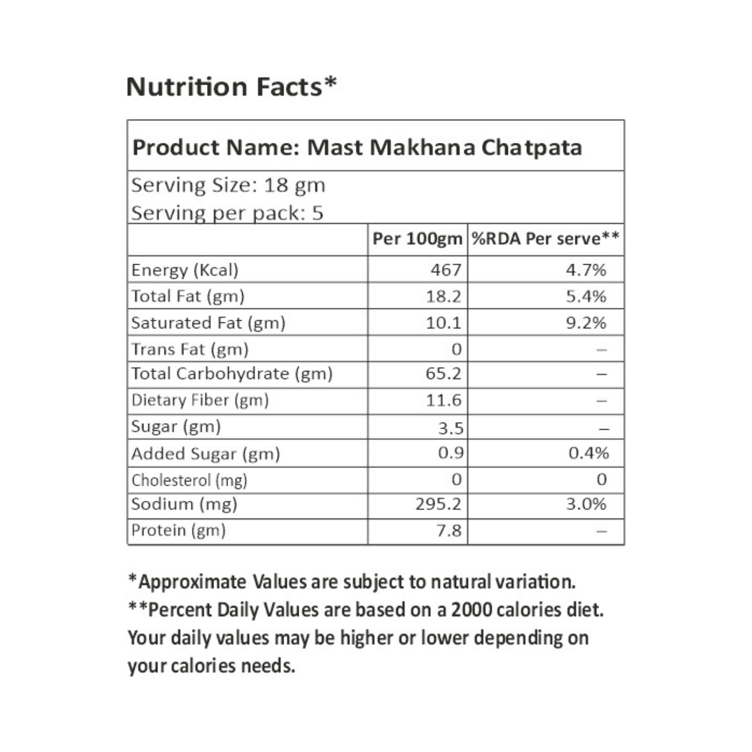 Mast Makhana Chatpata 90 g