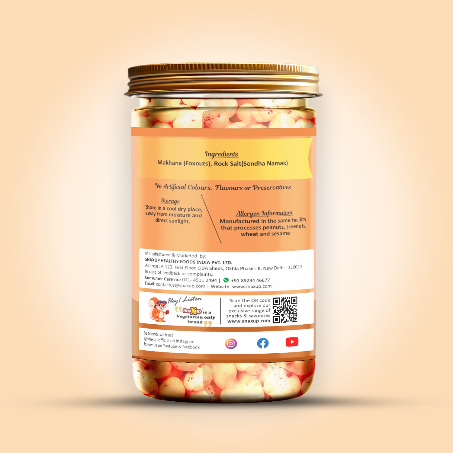 Mast Makhana Plain Salted 80 g