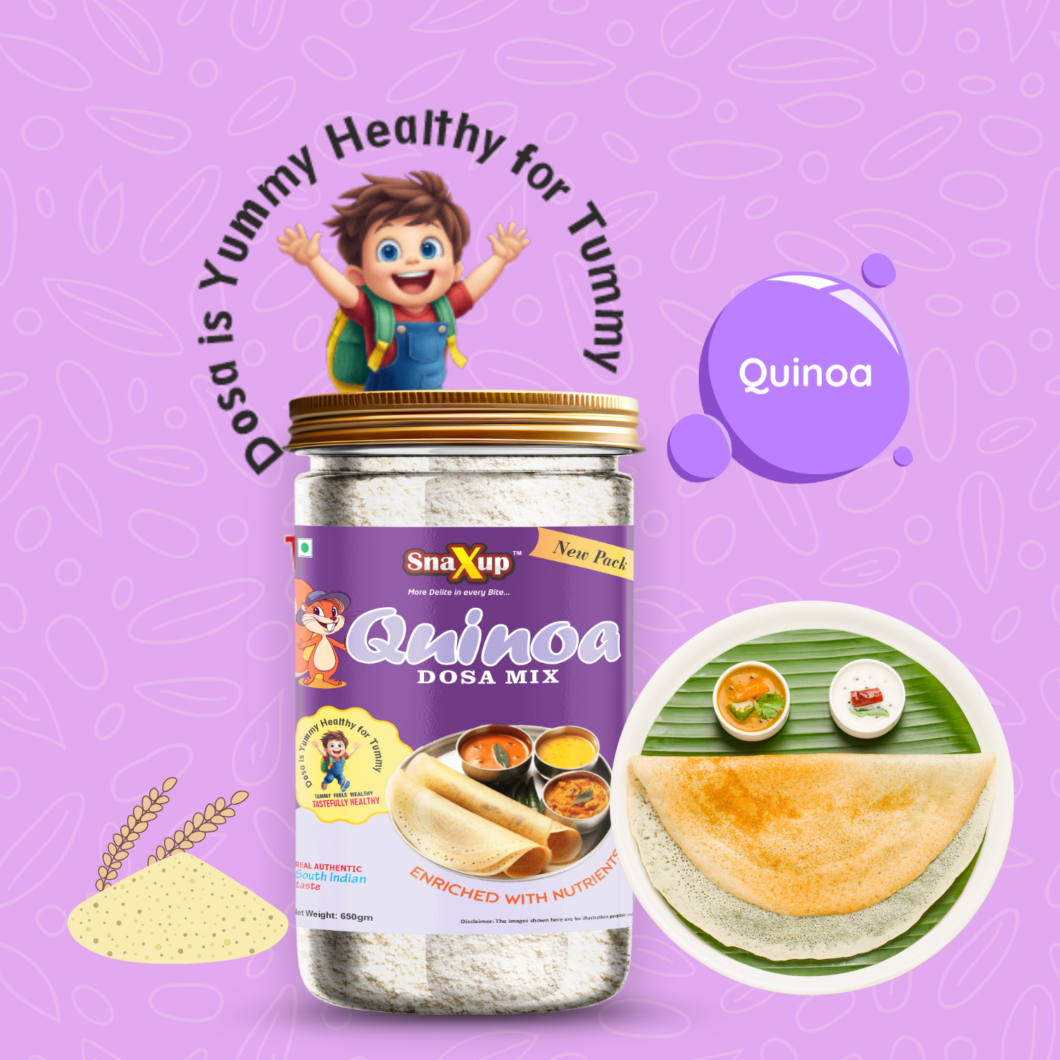 Quinoa Dosa Mix 650 g
