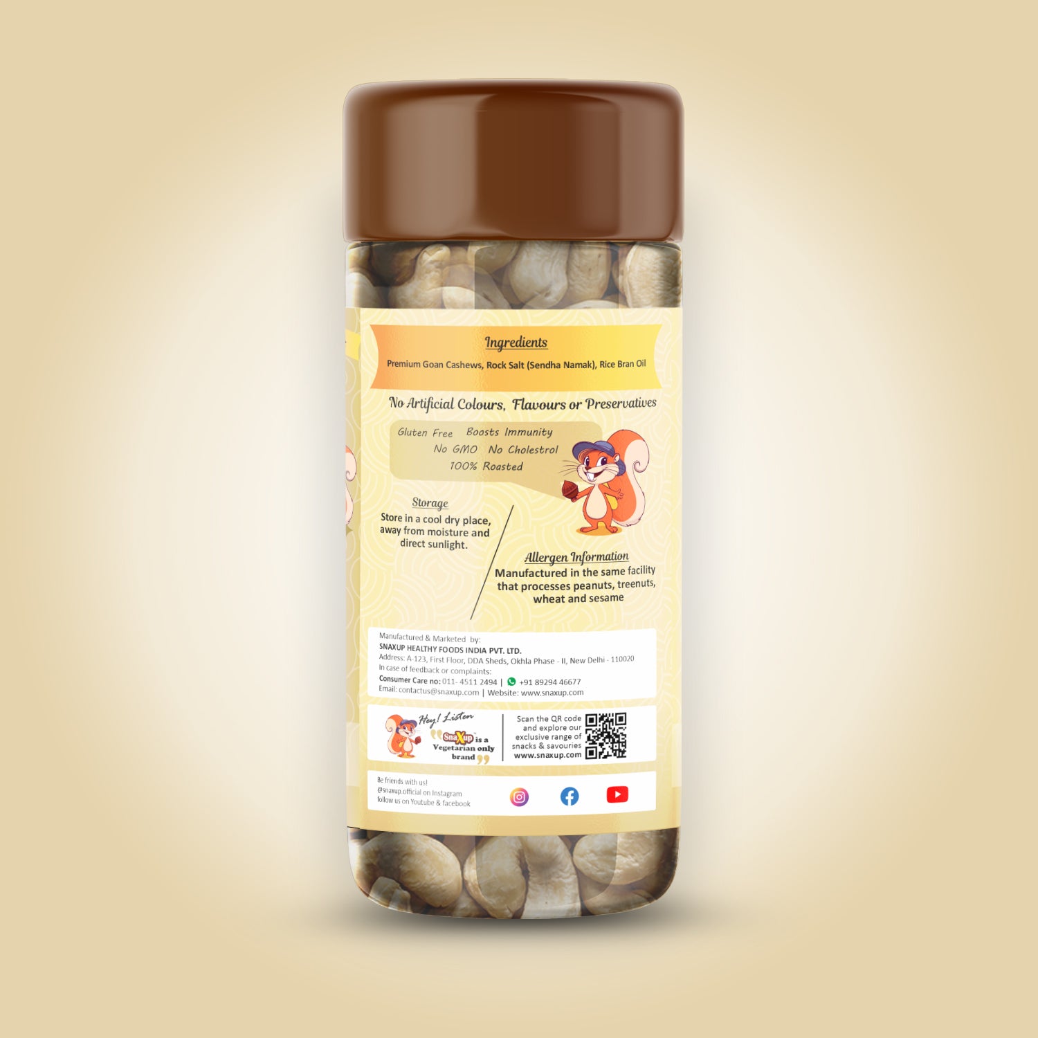 Classic Salted Cashews - Roasted 280 g