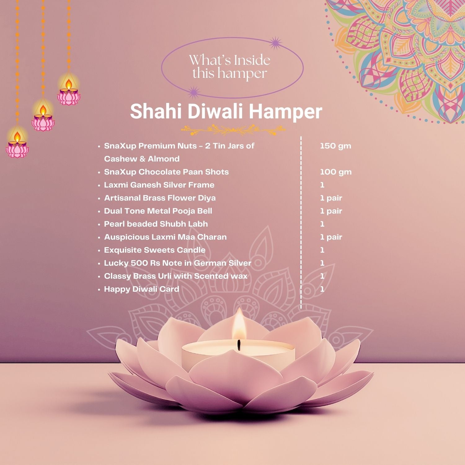 Luxury Diwali Gift Box - Shahi Diwali Hamper