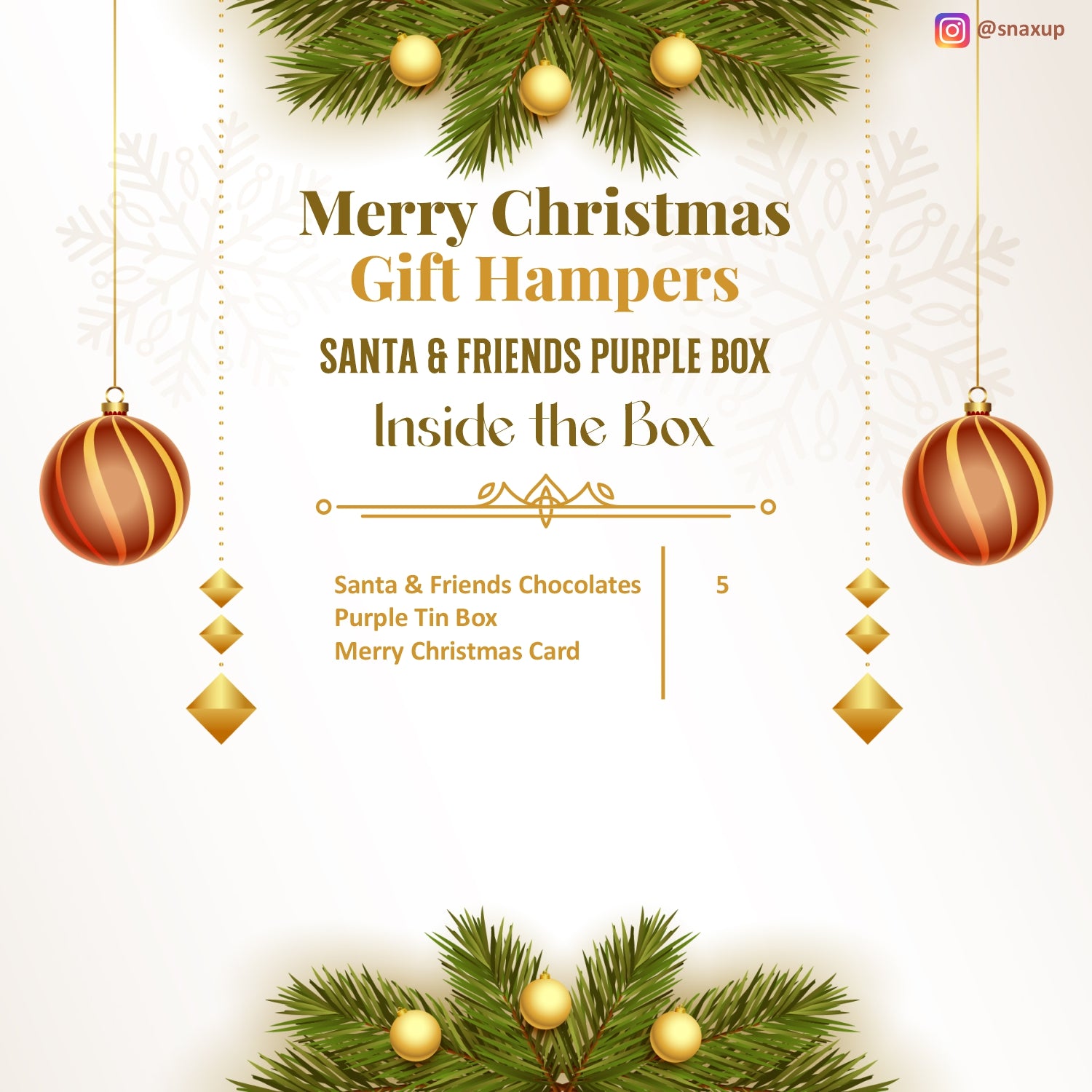 Santa & Friends Purple Box