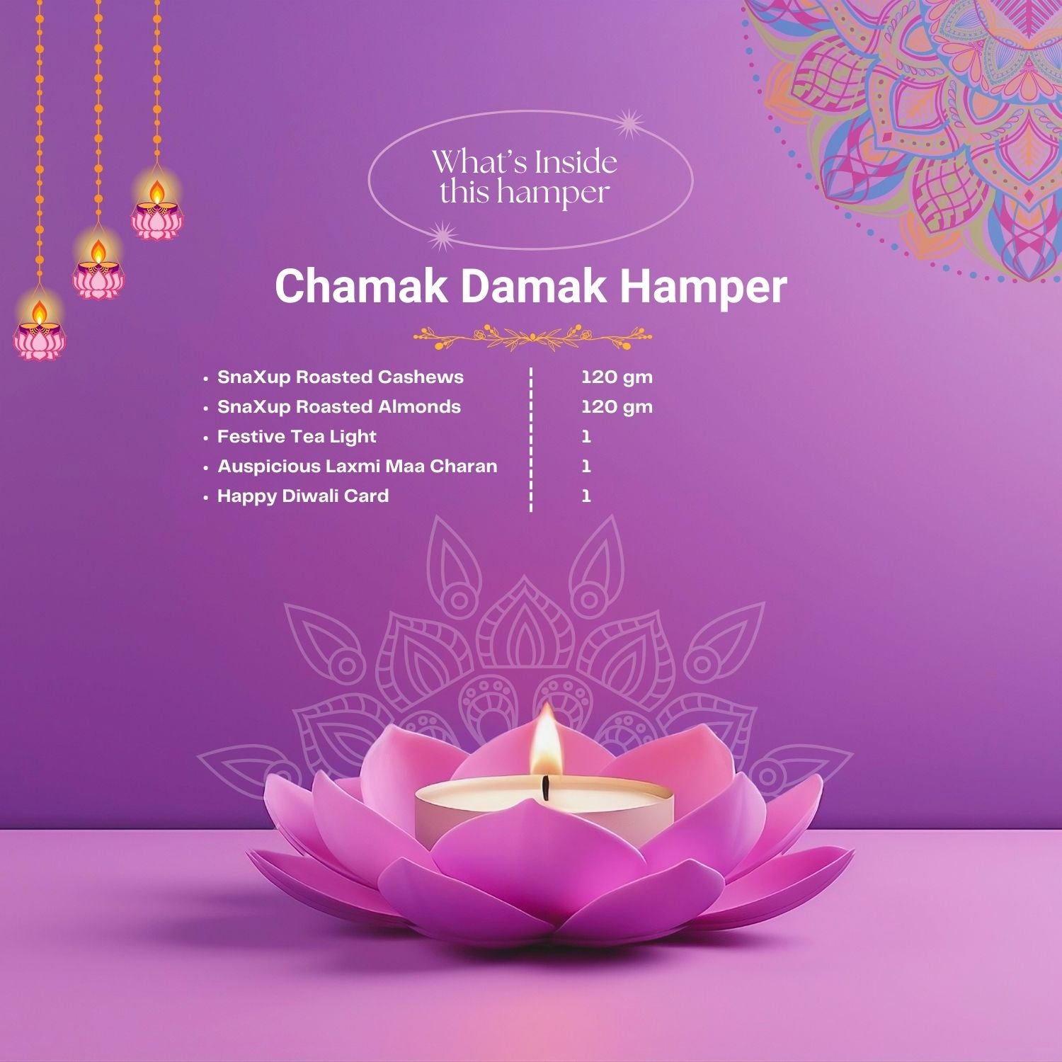 Luxury Diwali Gift Box - Chamak Dhamak Hamper