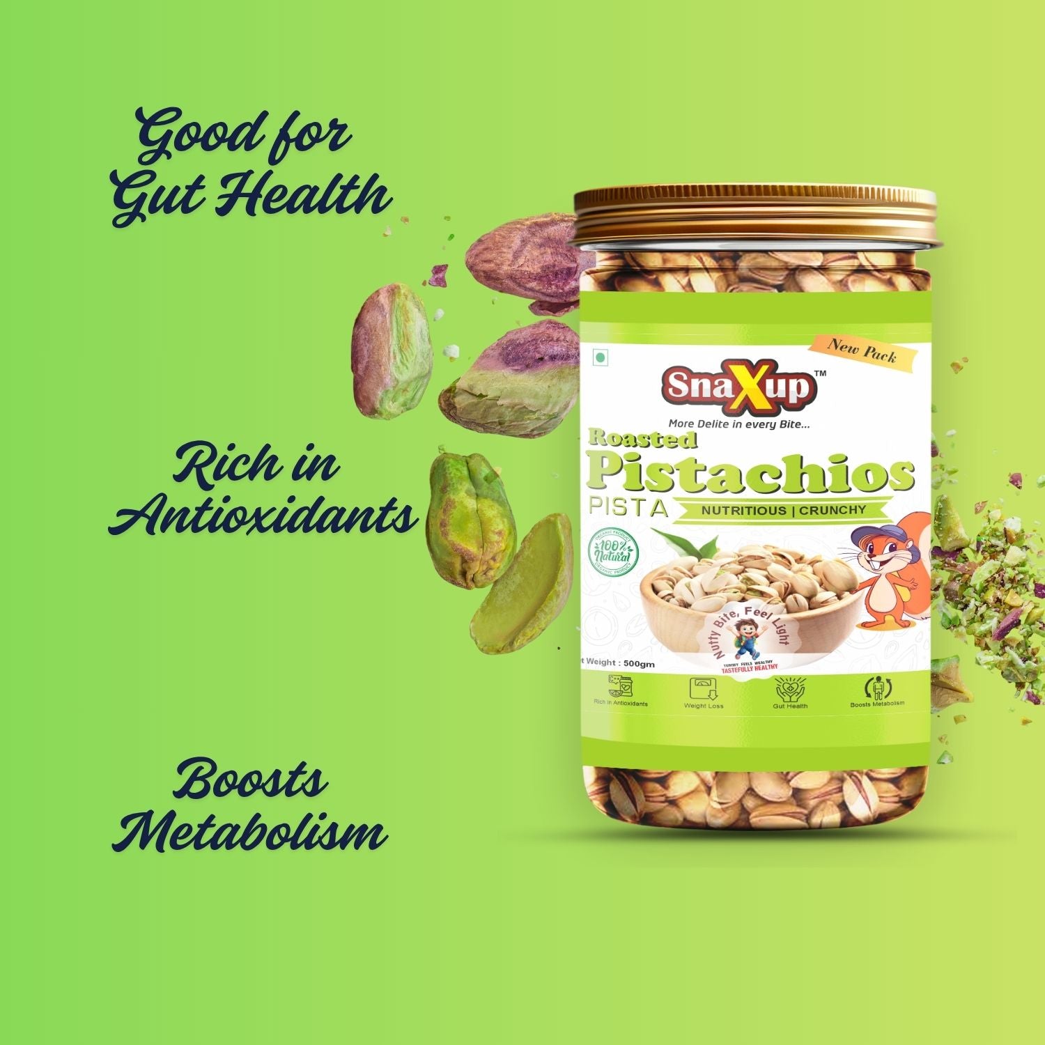 Premium California Roasted Salted Pistachios