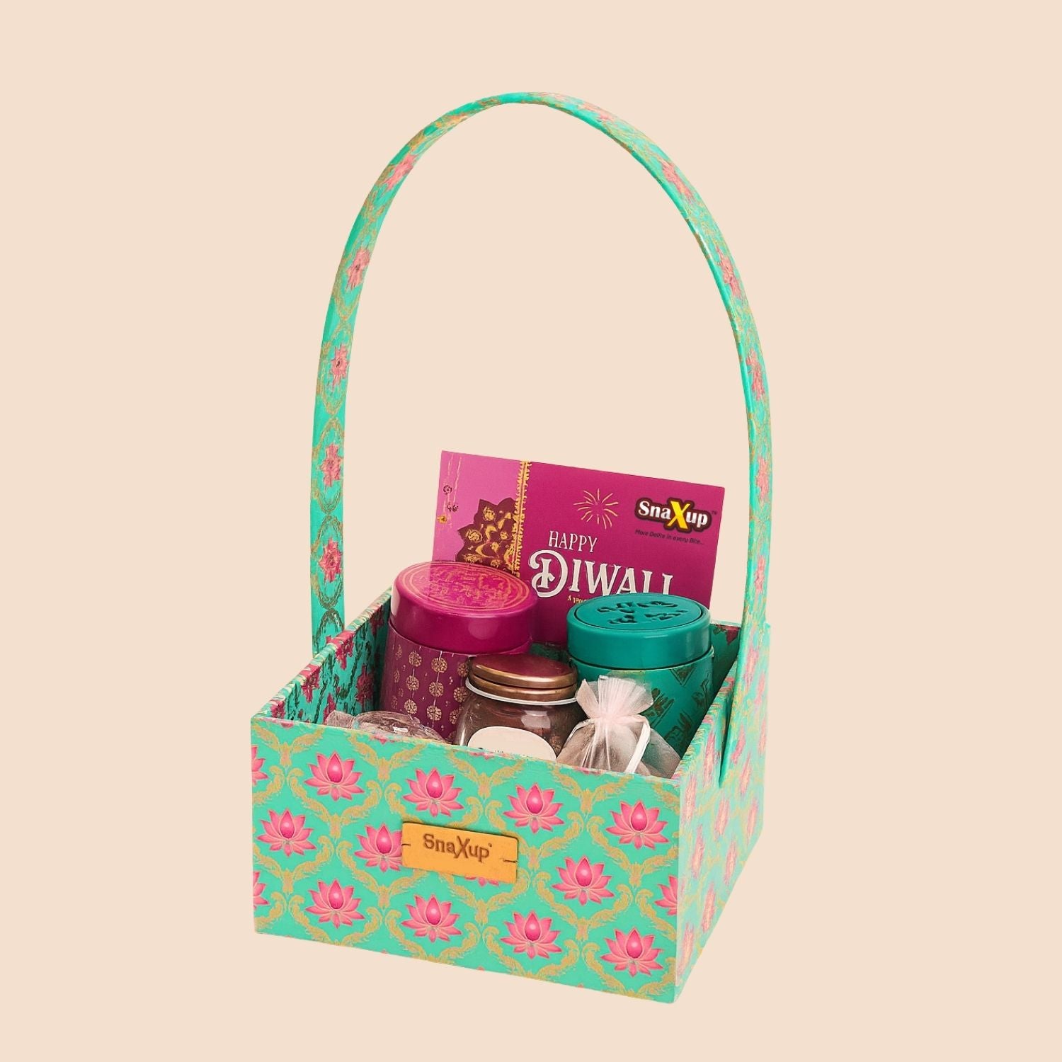 Luxury Diwali Gift Box - The Lotus Bling - Mini Hamper