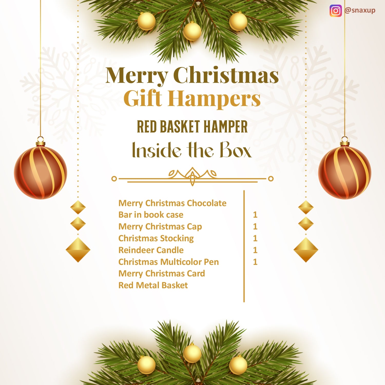 Red Basket Hamper