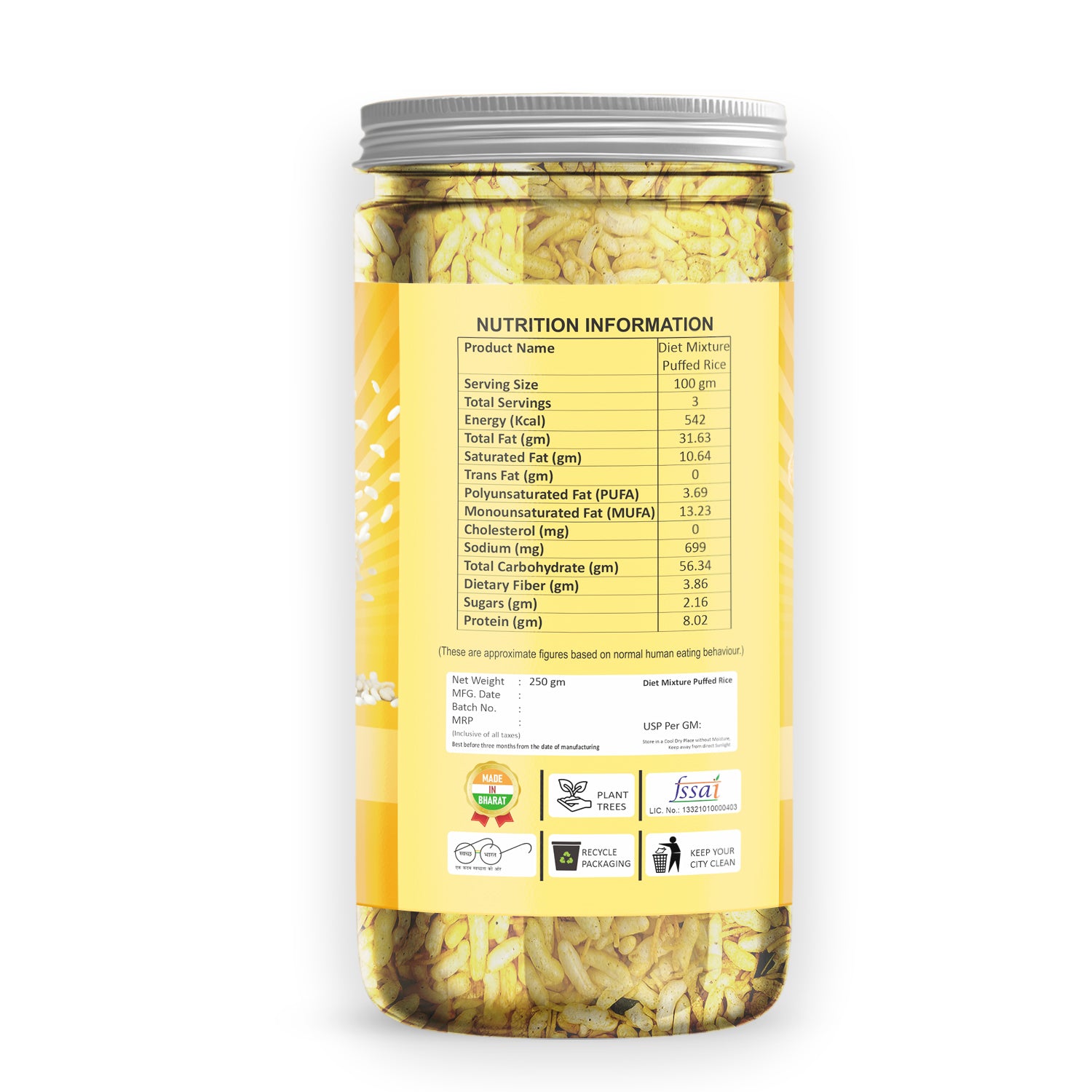 Diet Mixture Puffed Rice