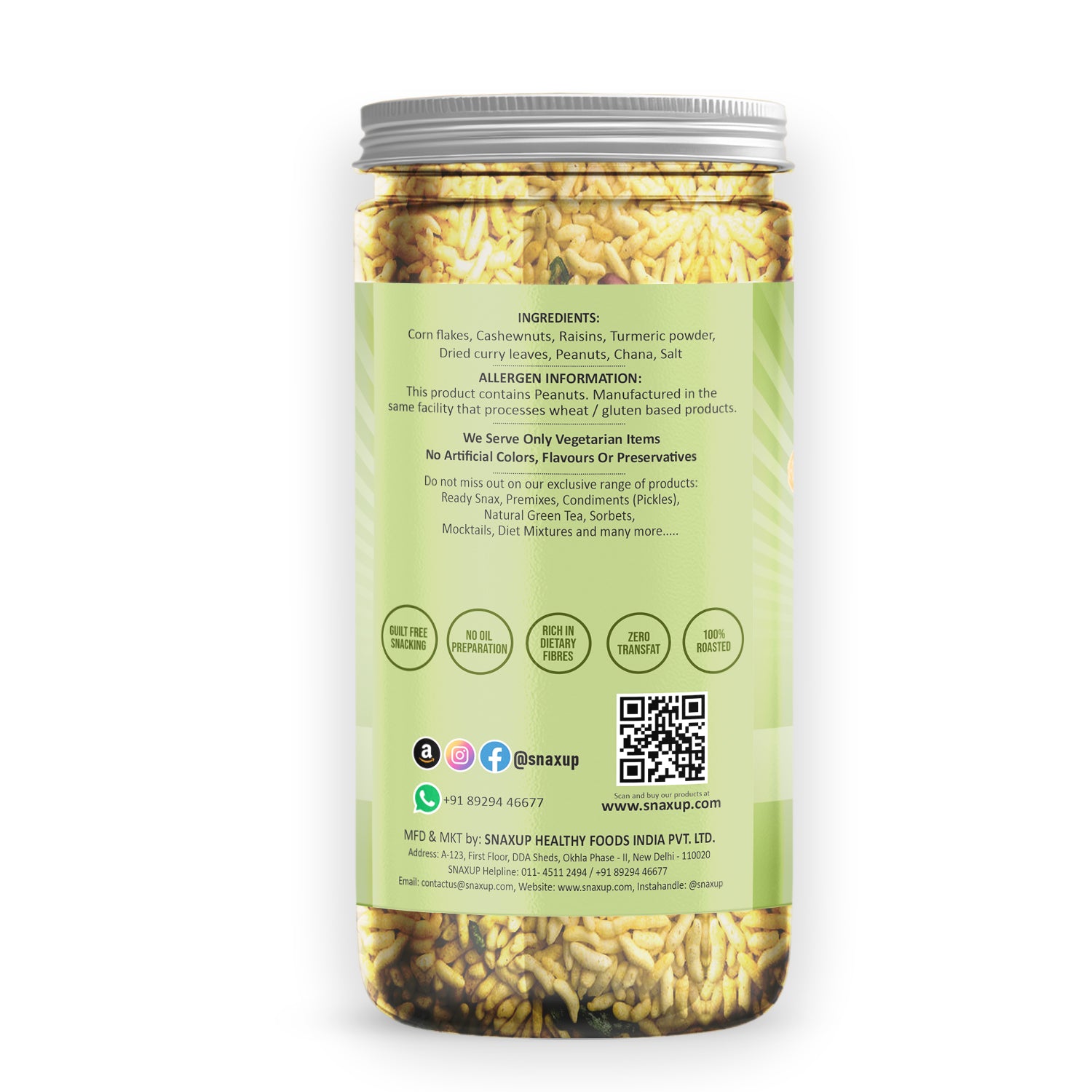 Diet Mixture Puffed Rice With Corn Flakes