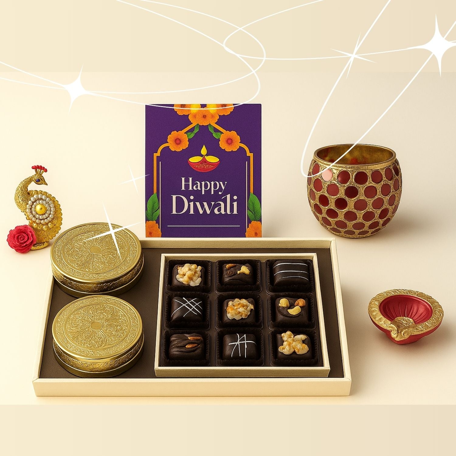 Luxury Diwali Gift Box - Meetha Namkeen Uphaar