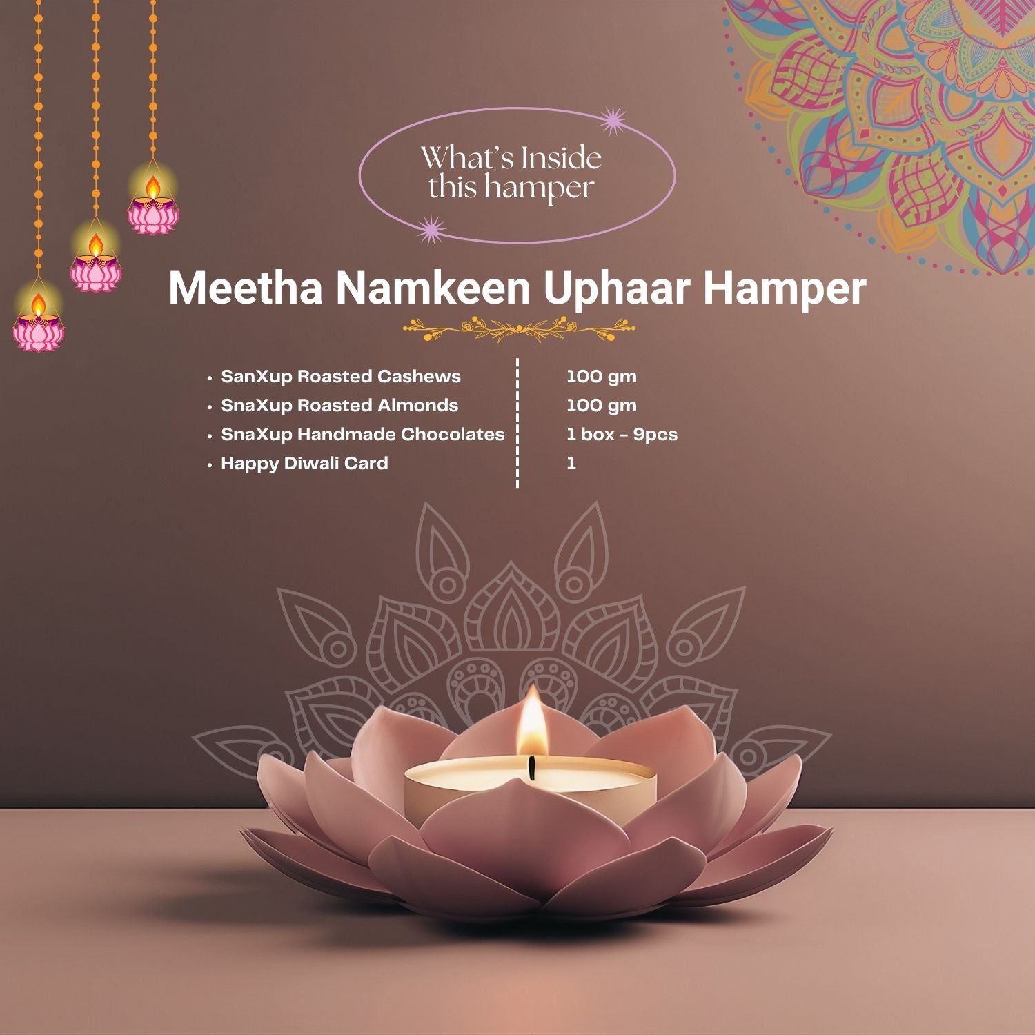 Luxury Diwali Gift Box - Meetha Namkeen Uphaar