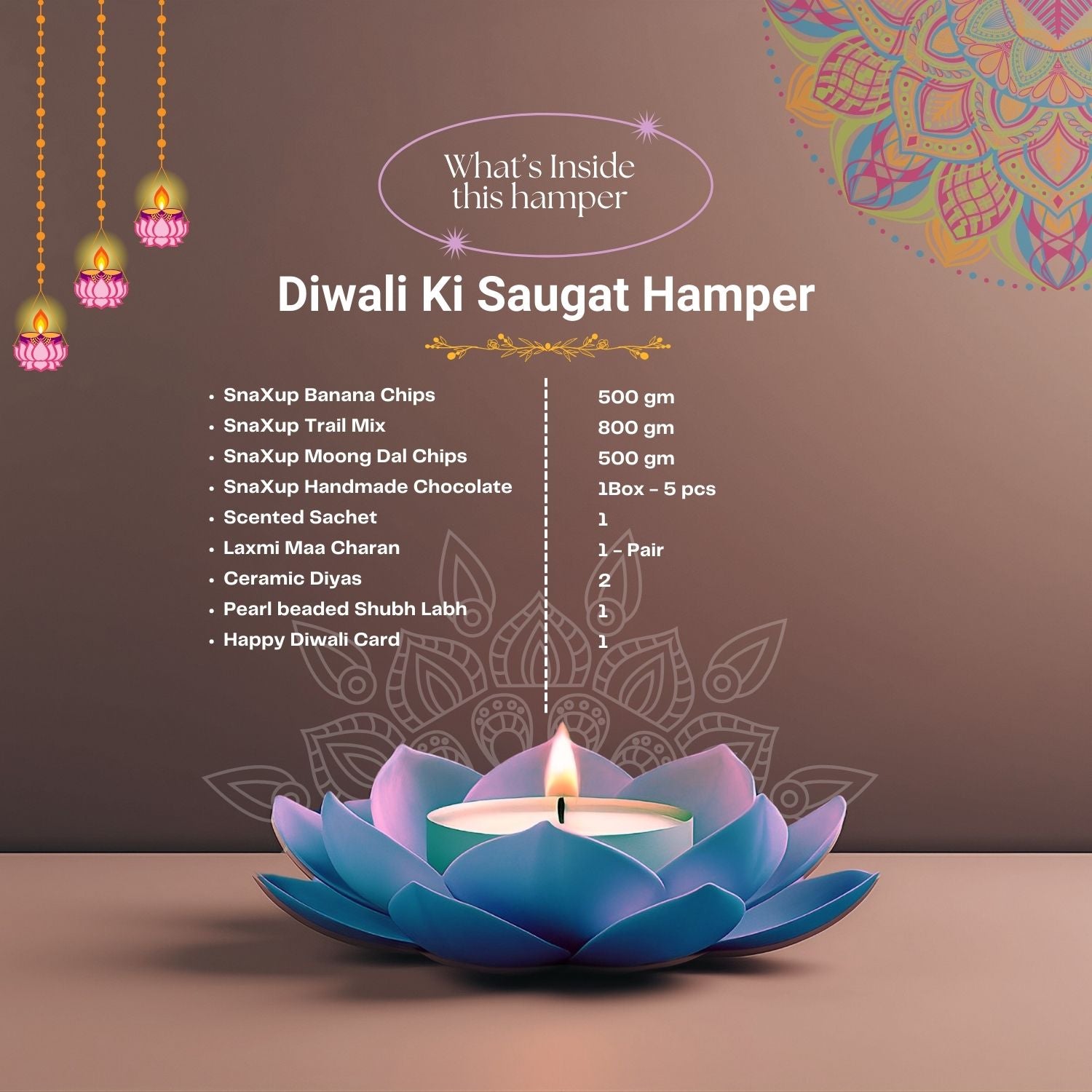 Luxury Diwali Gift Box - Diwali ki Saugat Hamper