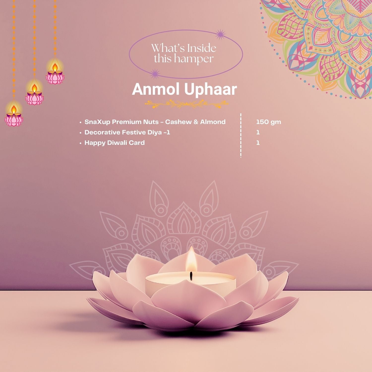 Luxury Diwali Gift Box - Anmol Uphaar