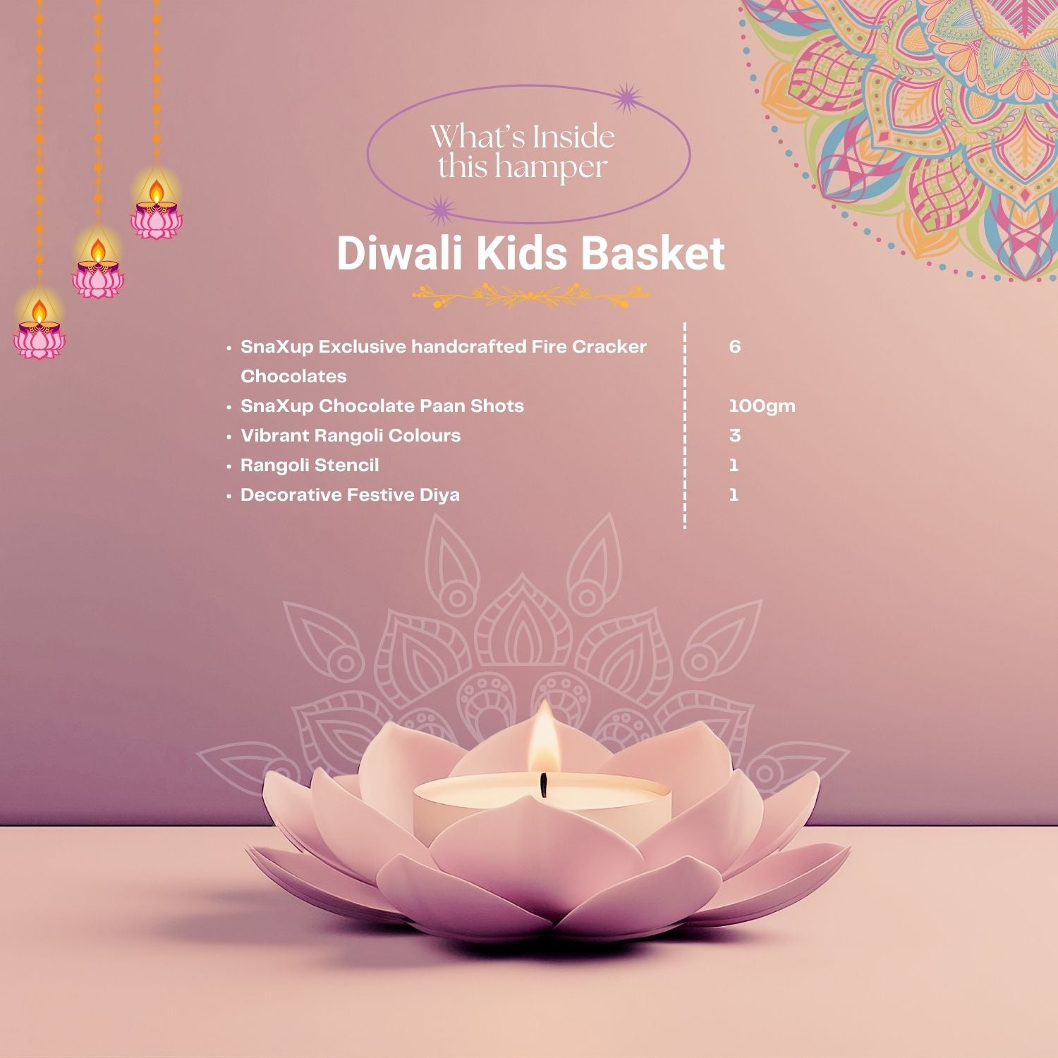 Luxury Diwali Gift Box - Diwali Kids Basket