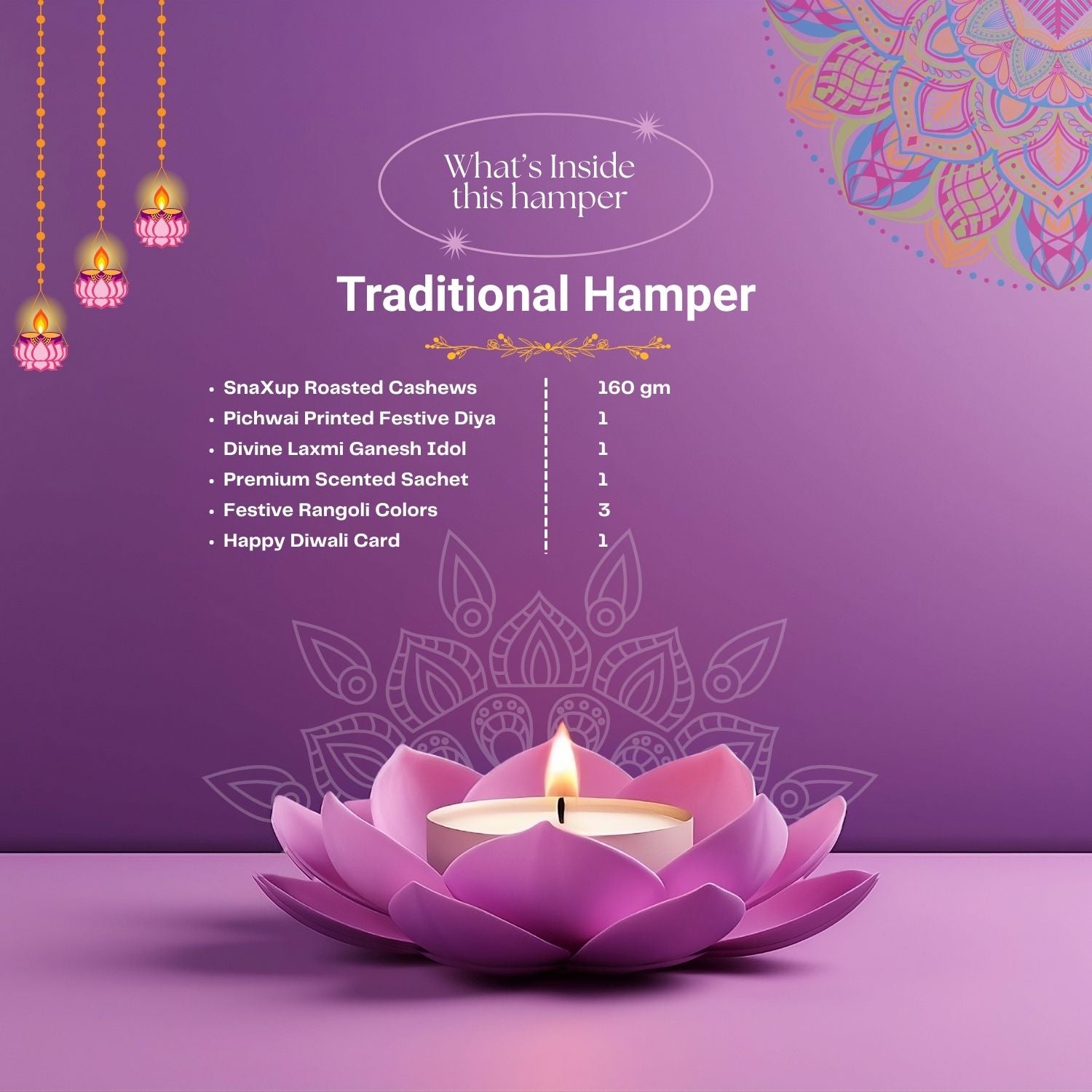 Luxury Diwali Gift Box - Traditional Hamper