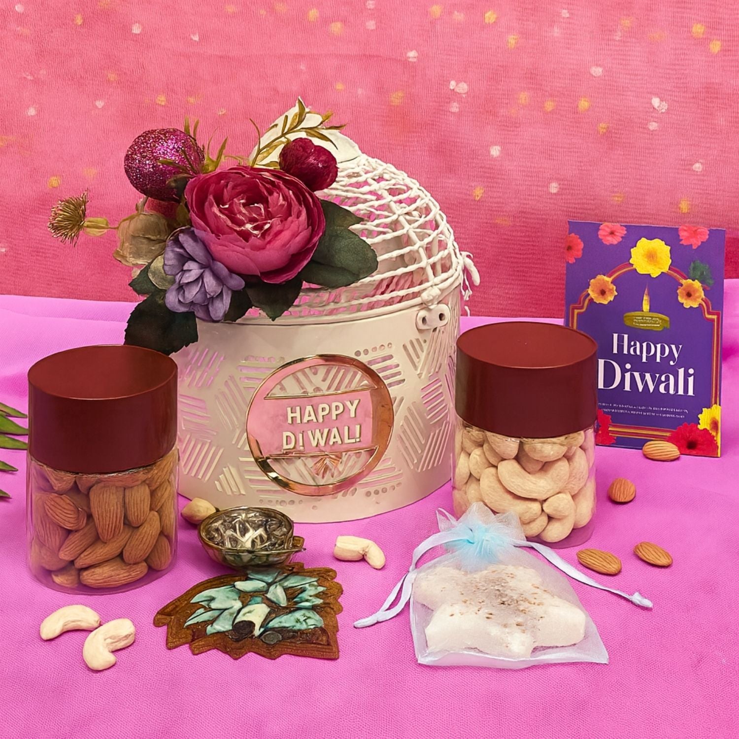Luxury Diwali Gift Box - Rang-O-Roshni Hamper