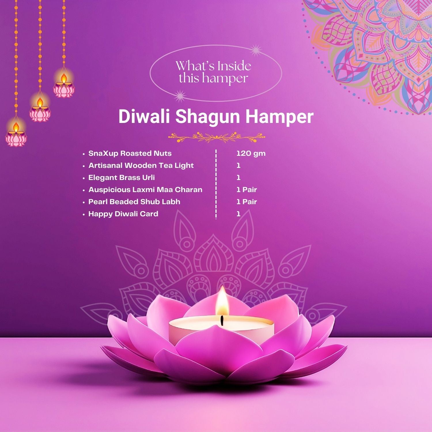 Luxury Diwali Gift Box - Diwali Shagun Hamper