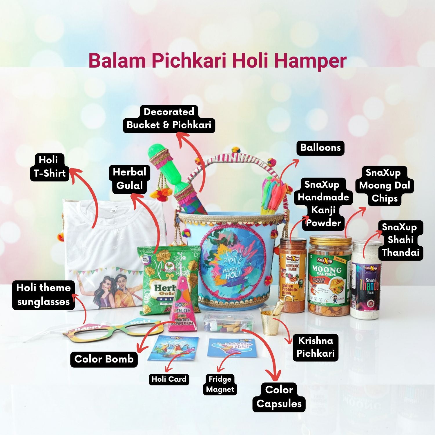 Balam Pichkari Holi Color Hamper