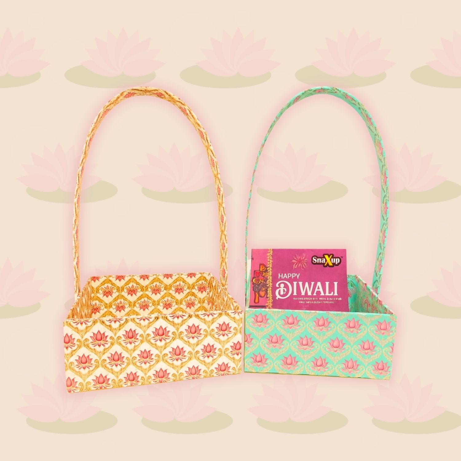 Luxury Diwali Gift Box - The Lotus Bling - Super Hamper