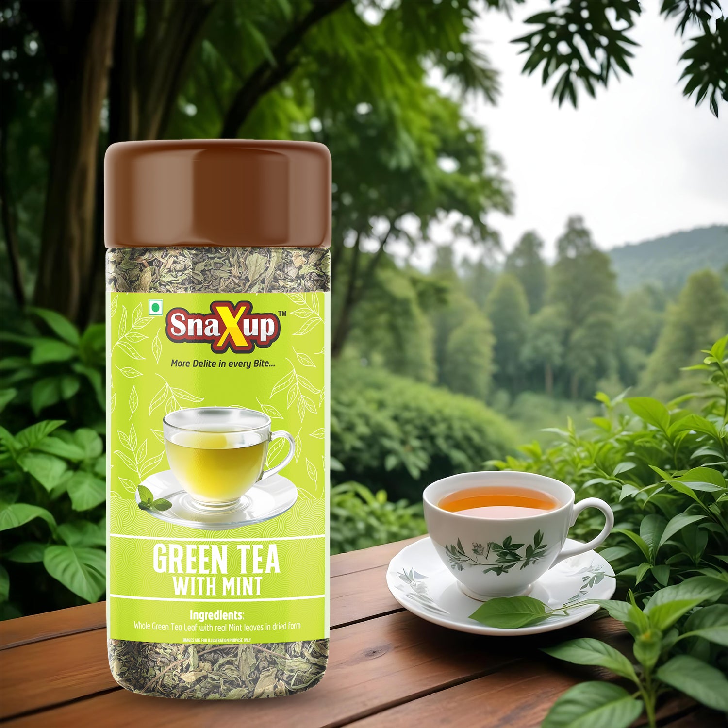Green Tea With Mint Tea