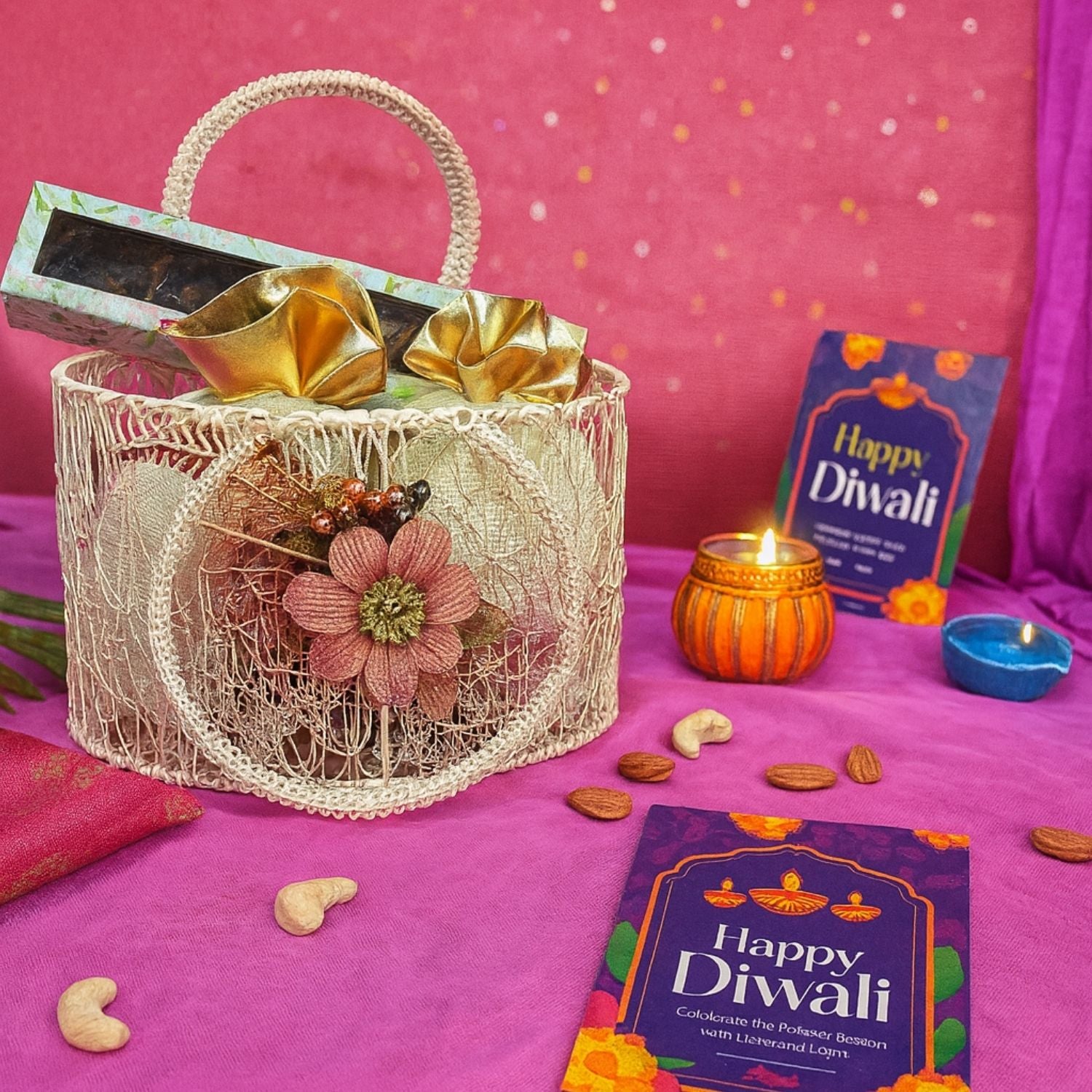 Luxury Diwali Gift Box - Khushiyon Ki Tokri