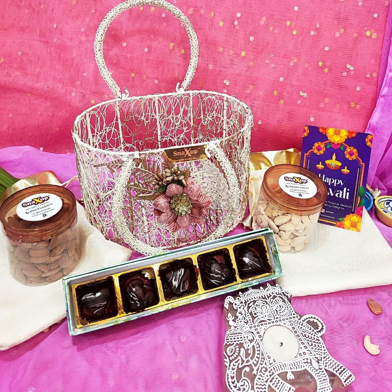 Luxury Diwali Gift Box - Khushiyon Ki Tokri