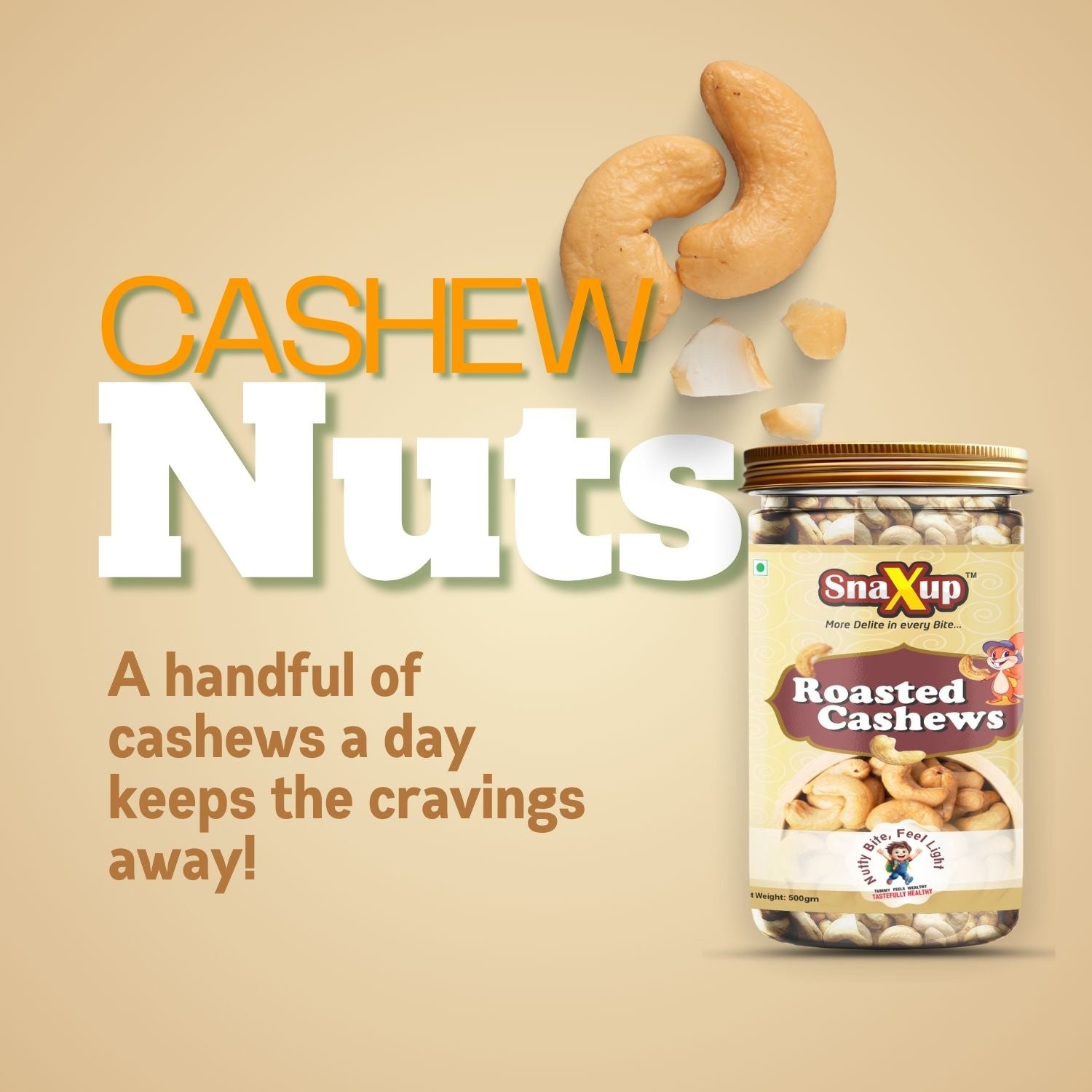 Classic Salted Cashews - Roasted
