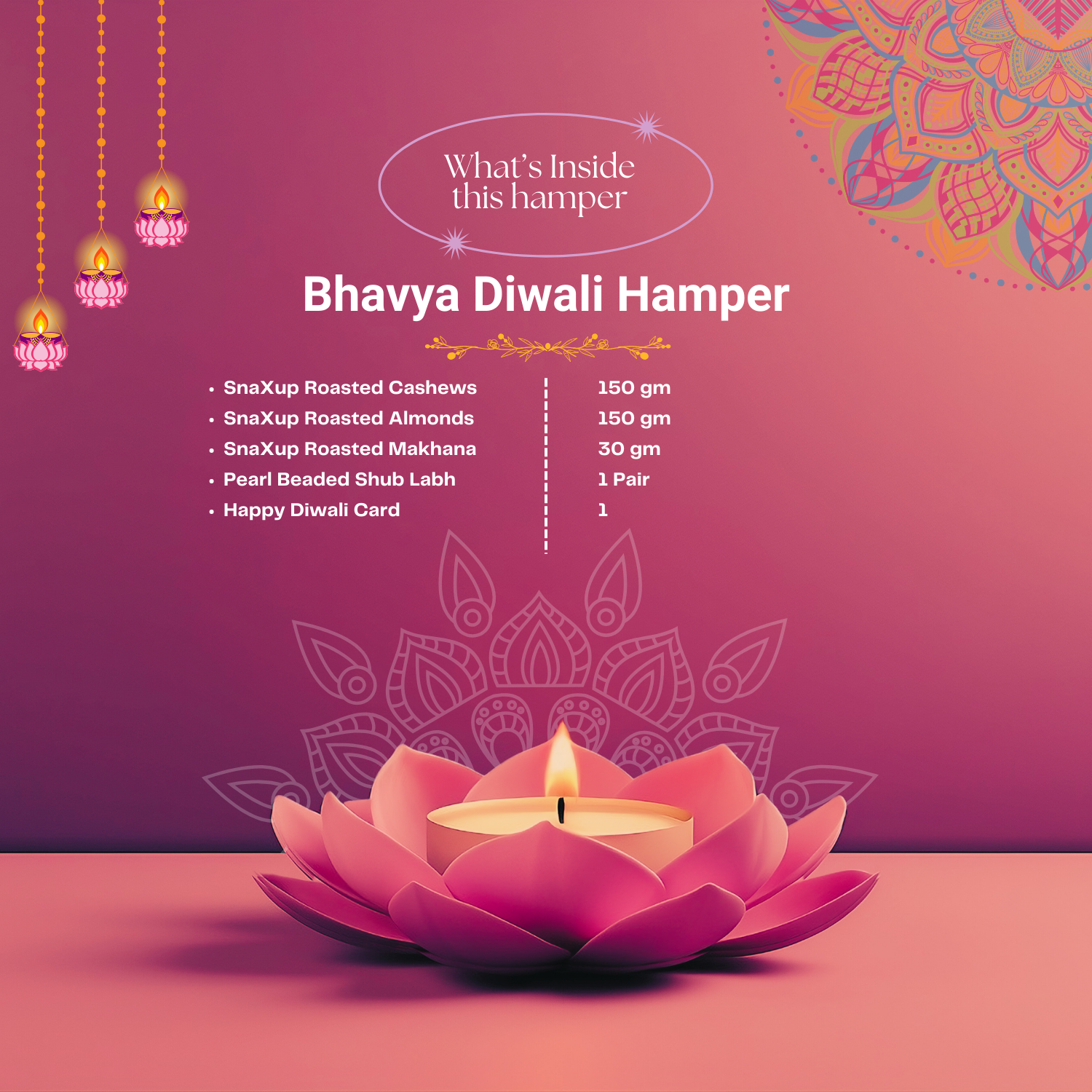 Luxury Diwali Gift Box - Bhavya Diwali Uphaar