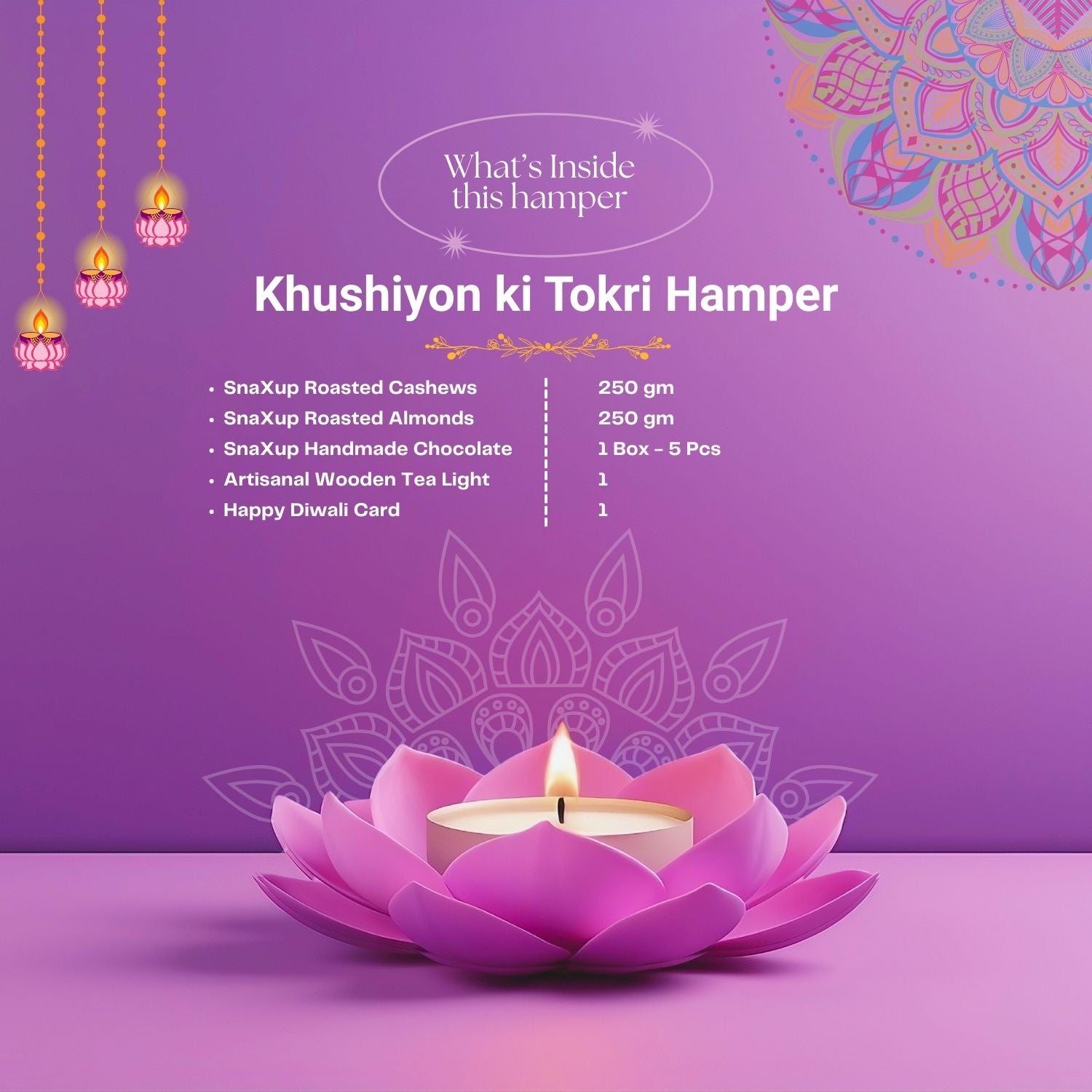 Luxury Diwali Gift Box - Khushiyon Ki Tokri