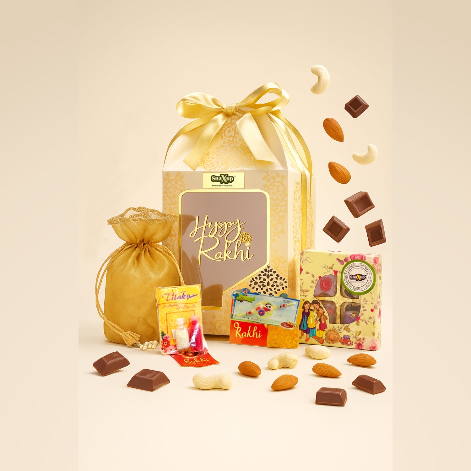 Rakhi Golden Gift Hamper