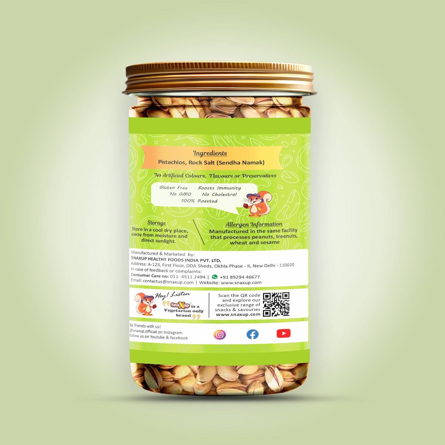 Premium California Roasted Salted Pistachios