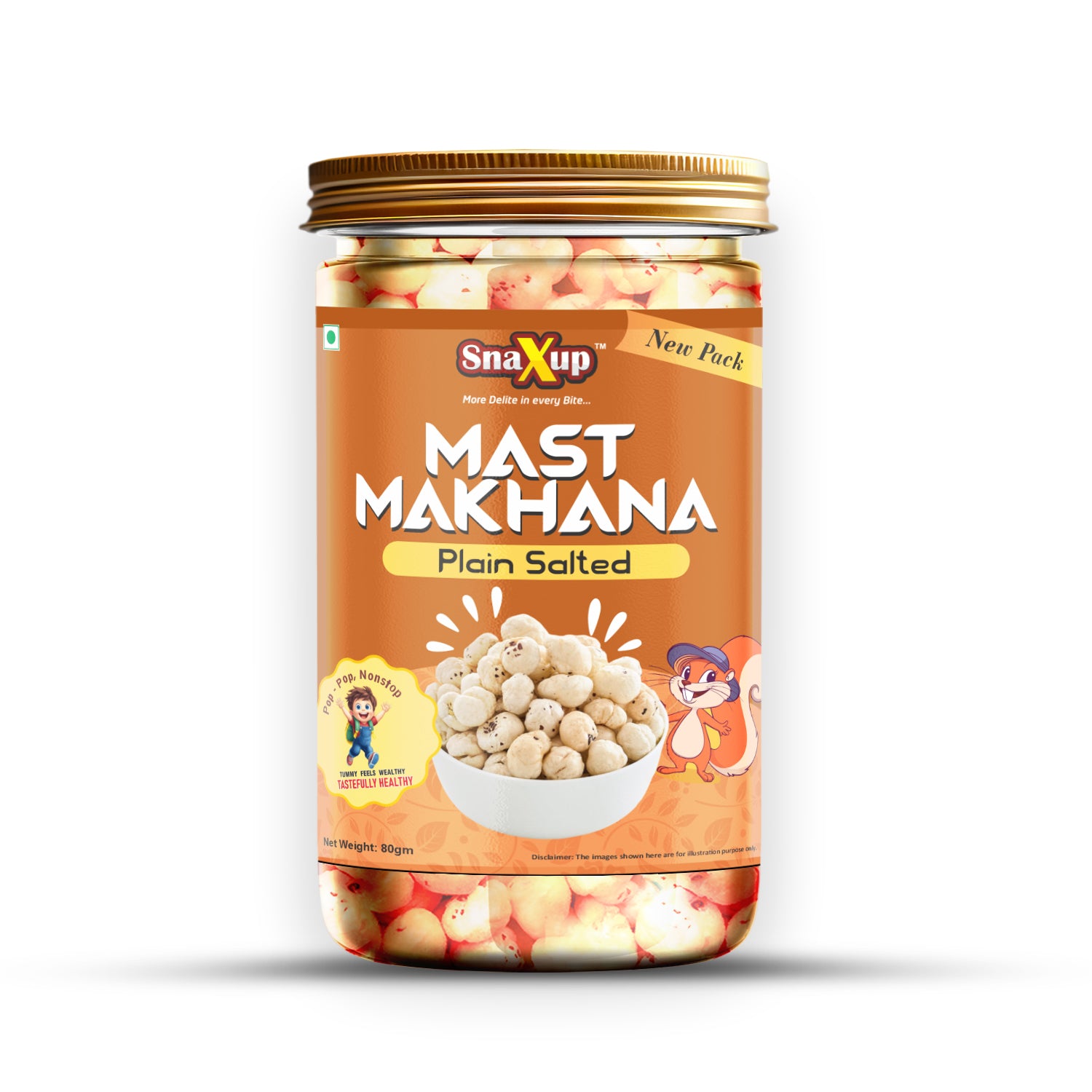 Mast Makhana Plain Salted 80 g