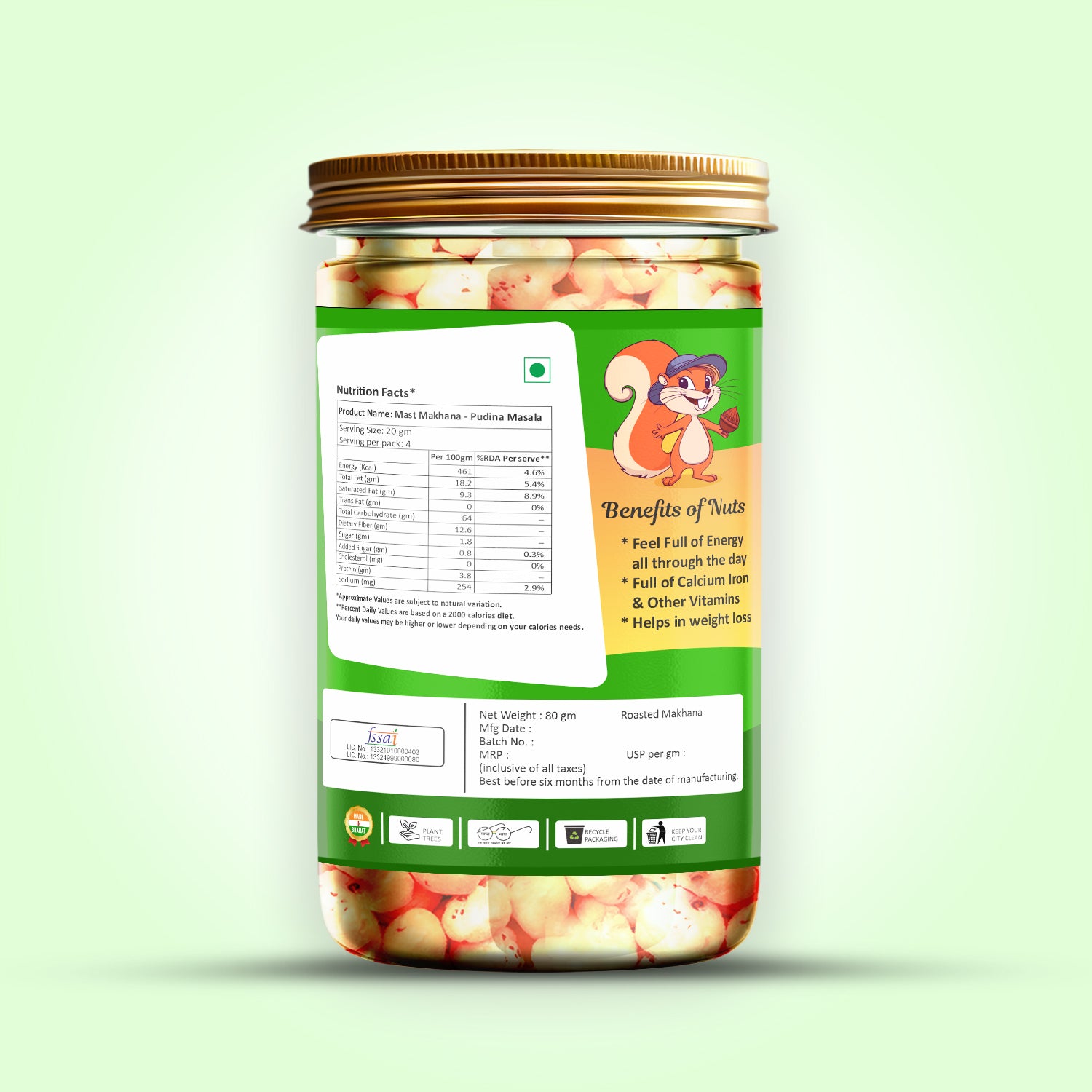 Mast Makhana Pudina Masala